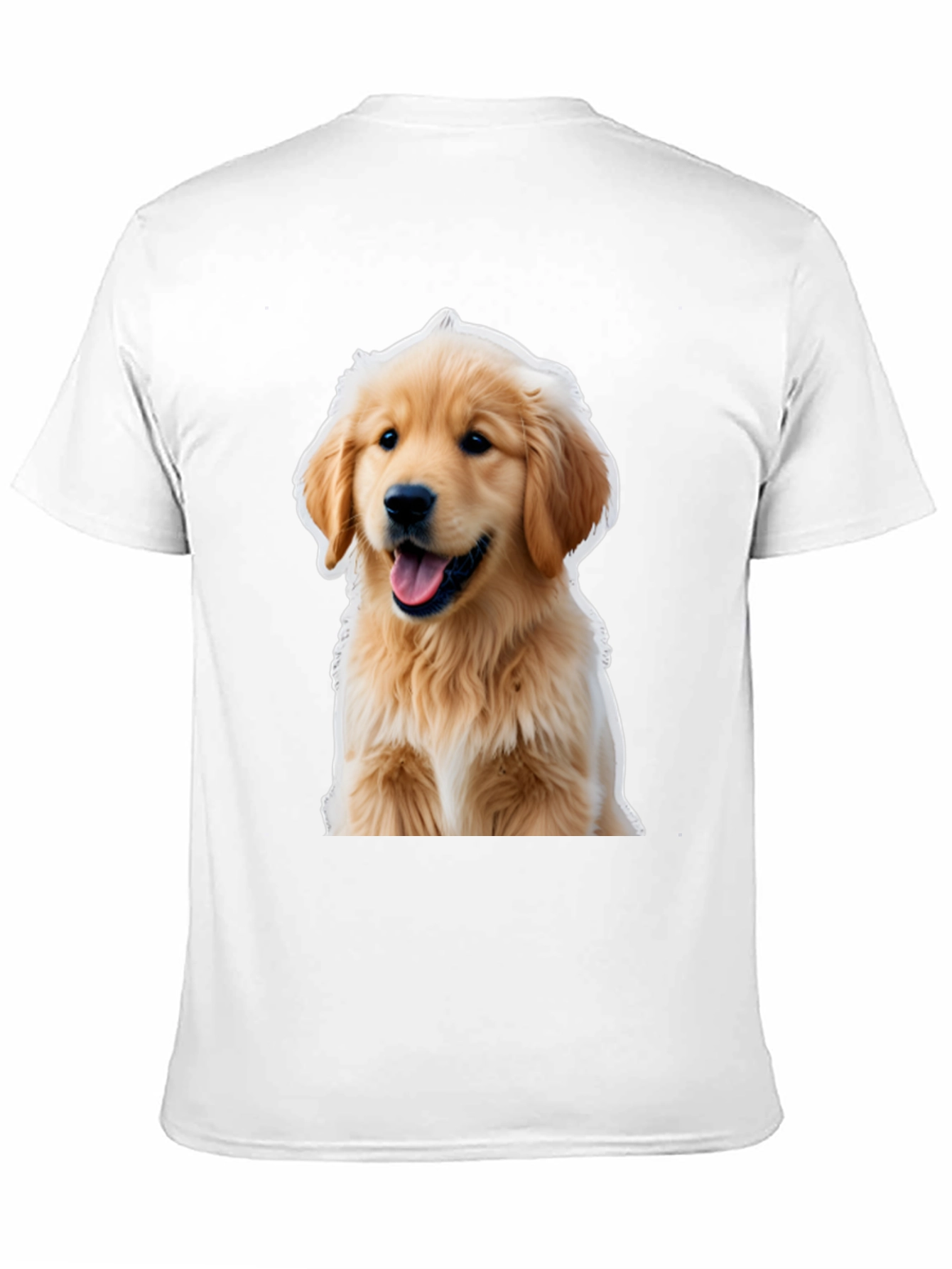 Golden Retriever Puppy T-Shirt - Unisex Black Tee