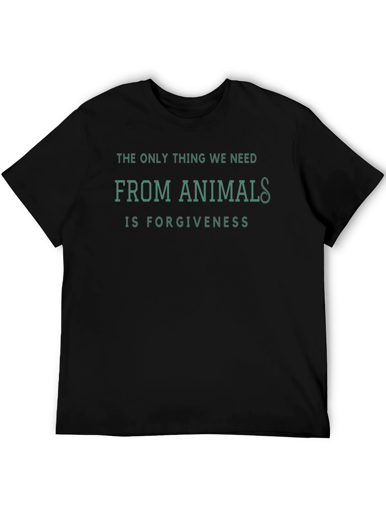 Forgiveness T-Shirt: Vegan Animal Rights Tee