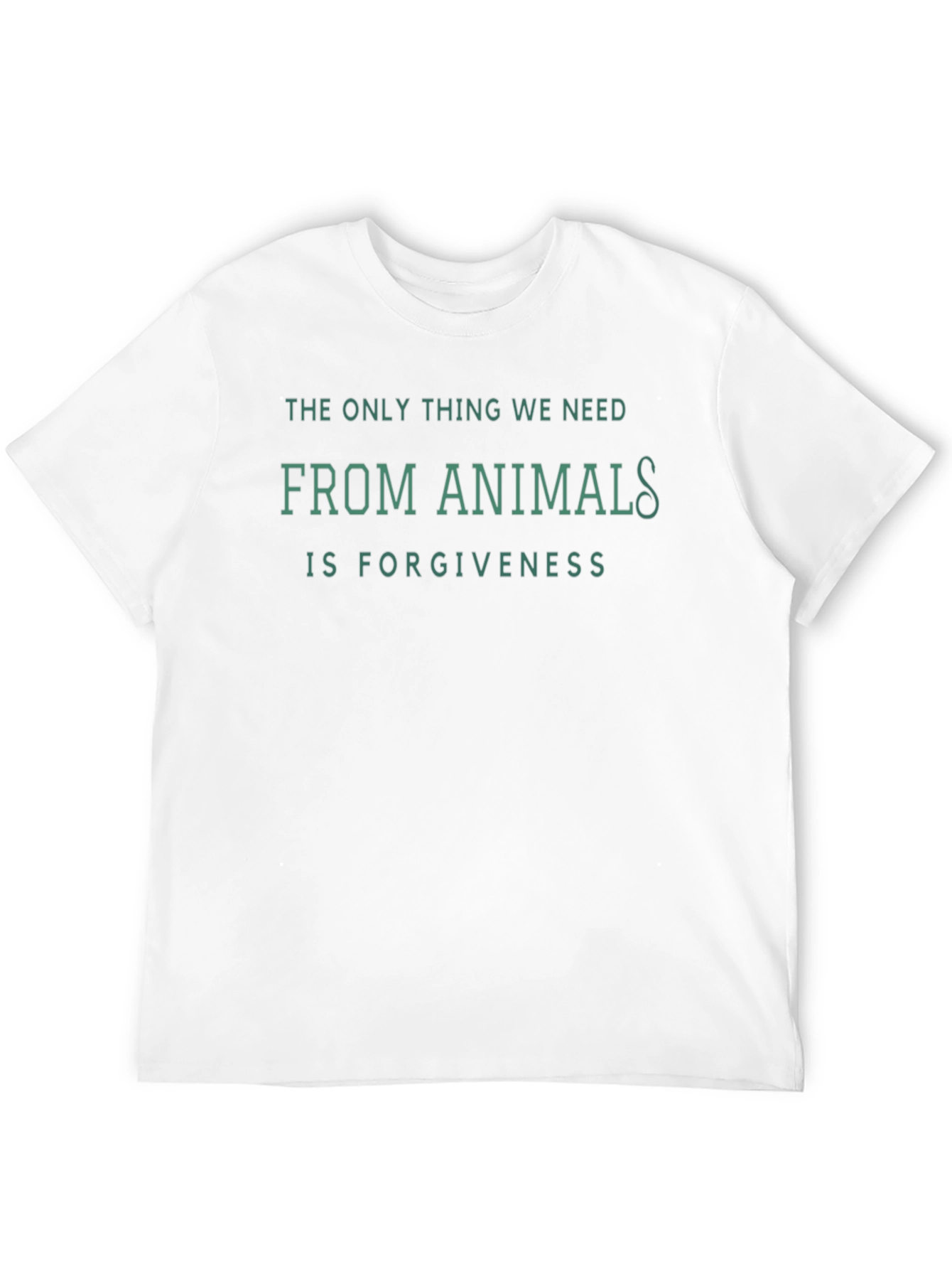 Forgiveness T-Shirt: Vegan Animal Rights Tee