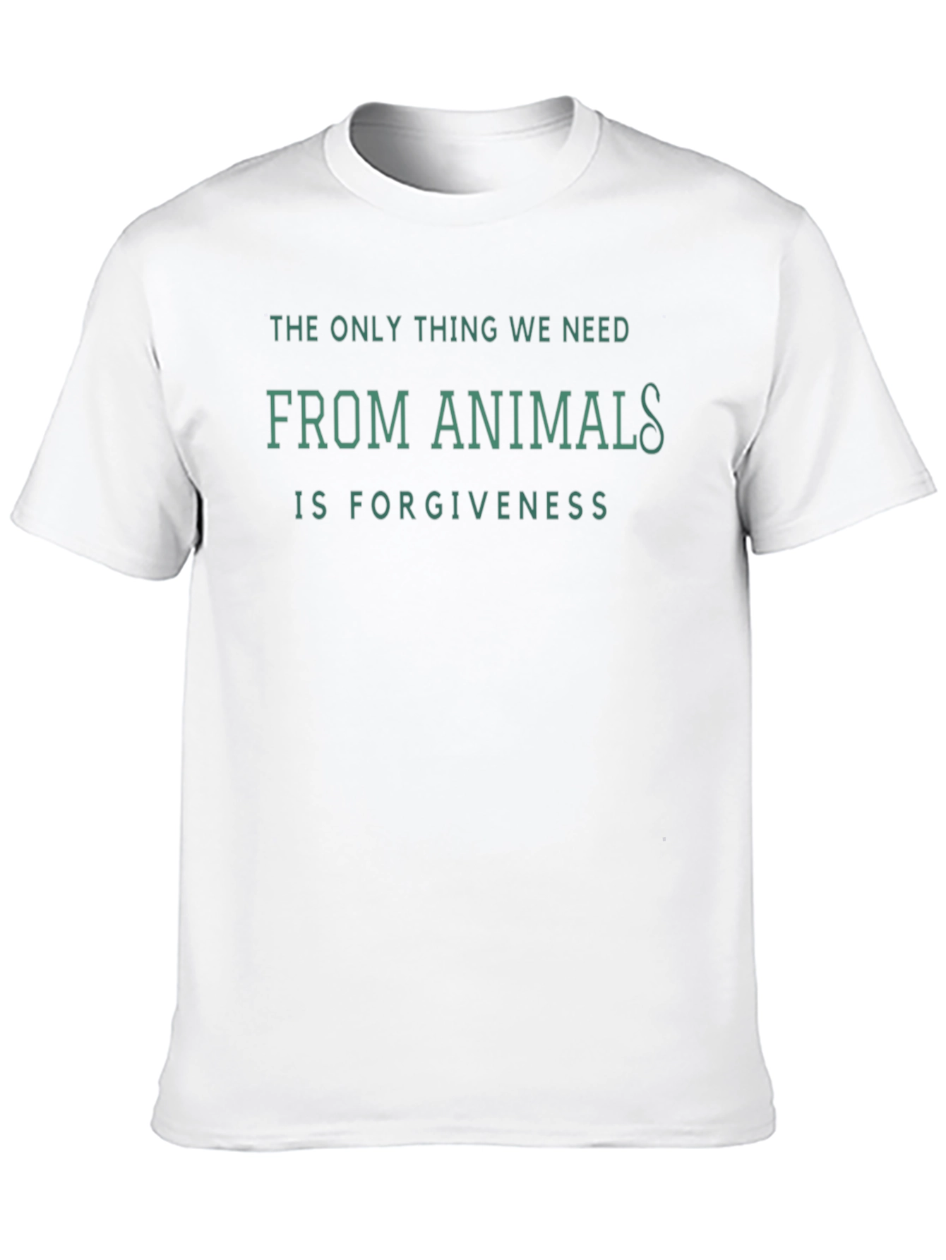 Forgiveness T-Shirt: Vegan Animal Rights Tee