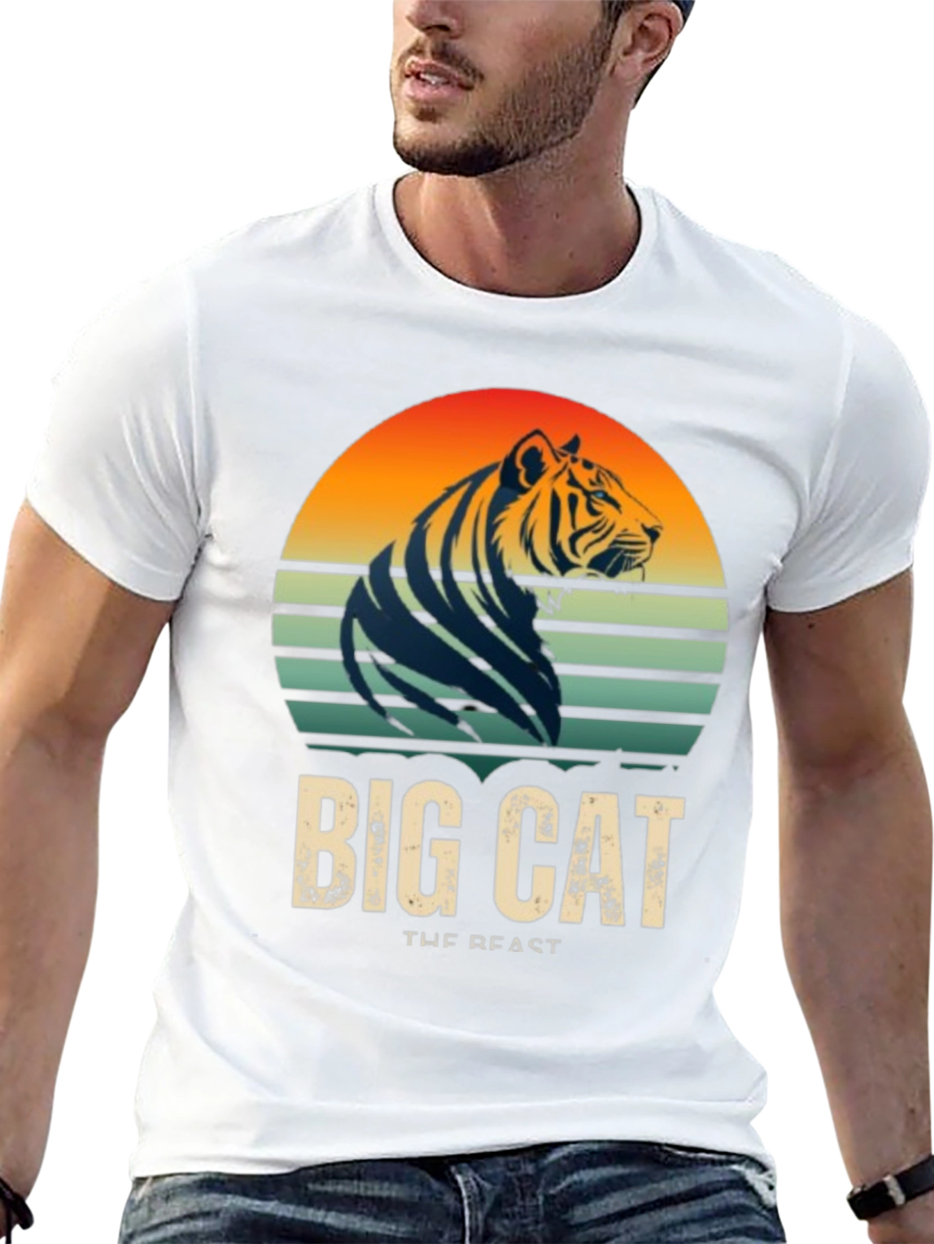 Big Cat Tiger Graphic T-Shirt