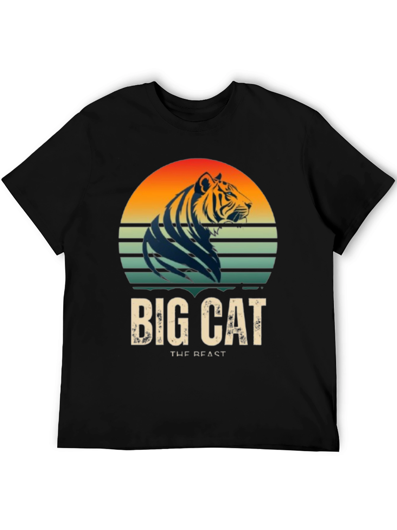Big Cat Tiger Graphic T-Shirt