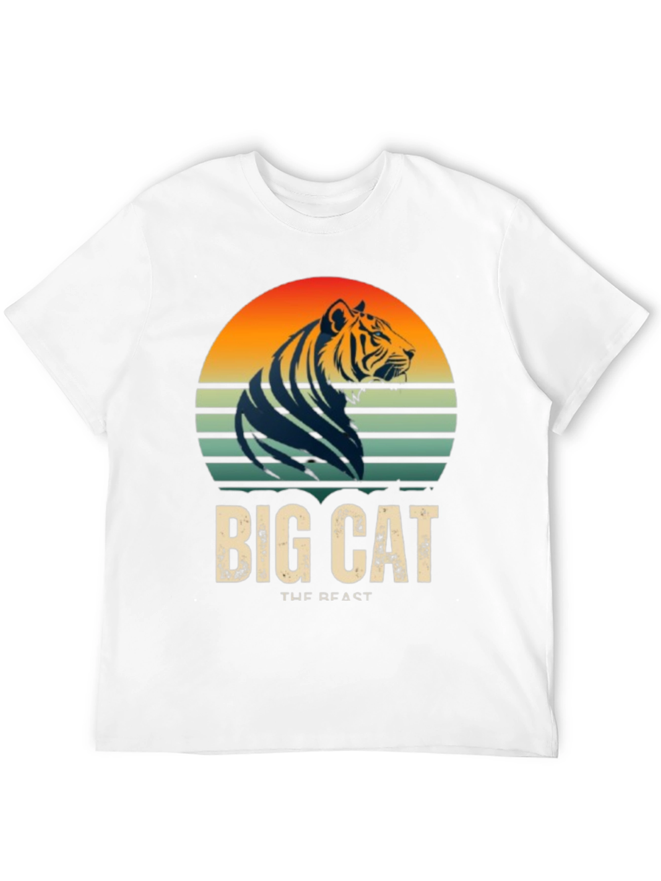 Big Cat Tiger Graphic T-Shirt