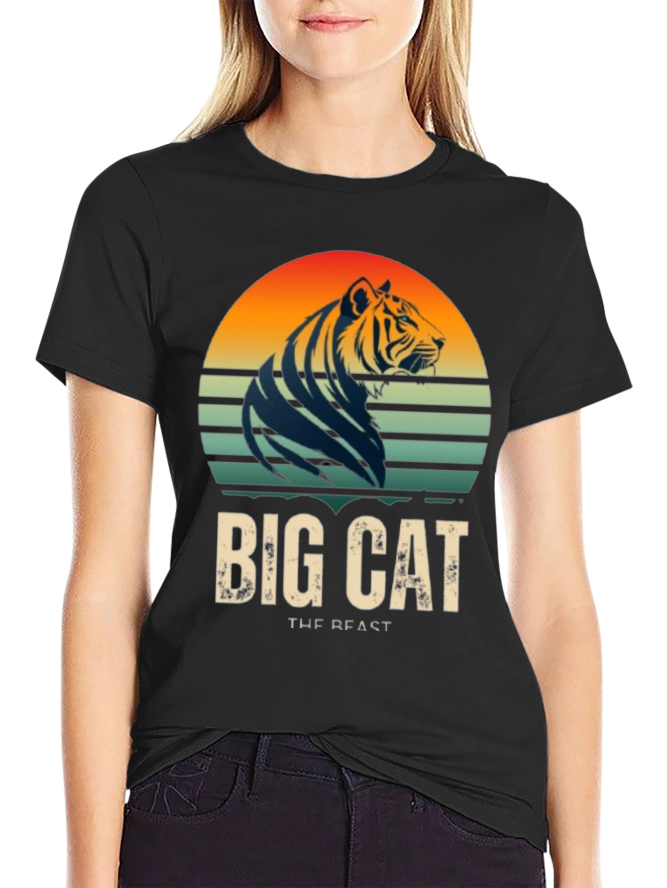 Big Cat Tiger Graphic T-Shirt