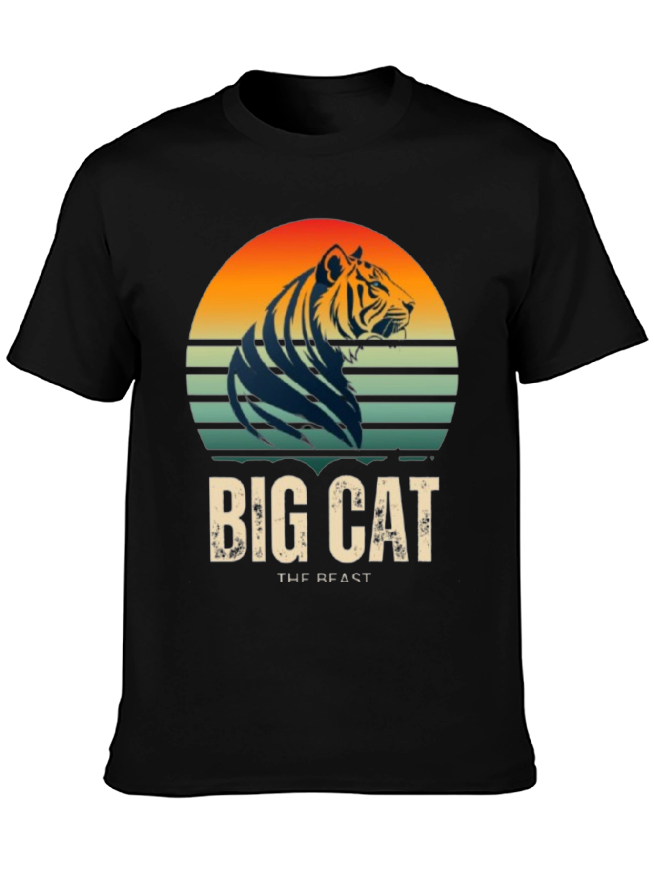 Big Cat Tiger Graphic T-Shirt