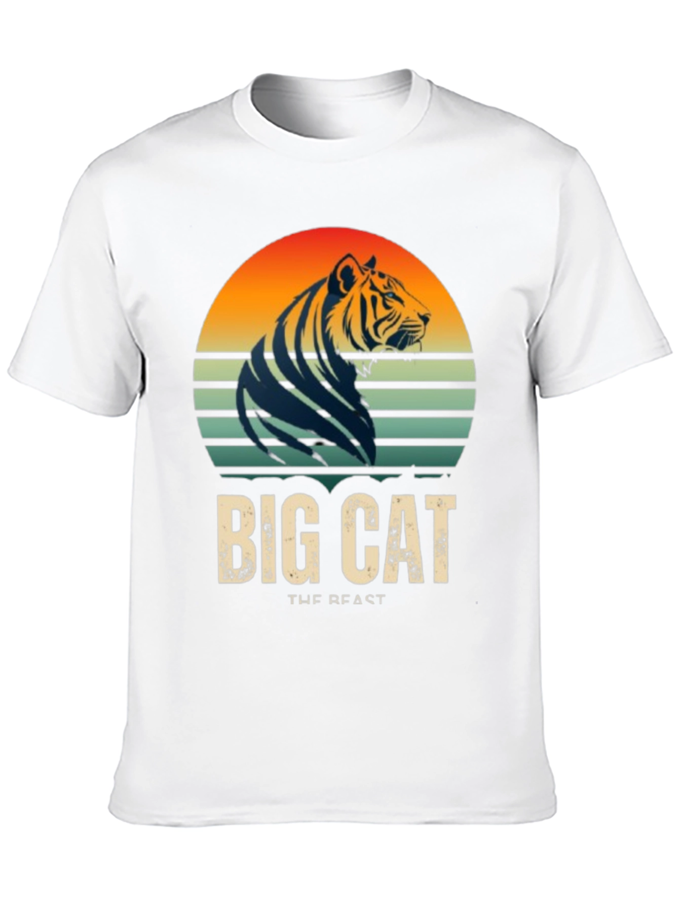 Big Cat Tiger Graphic T-Shirt