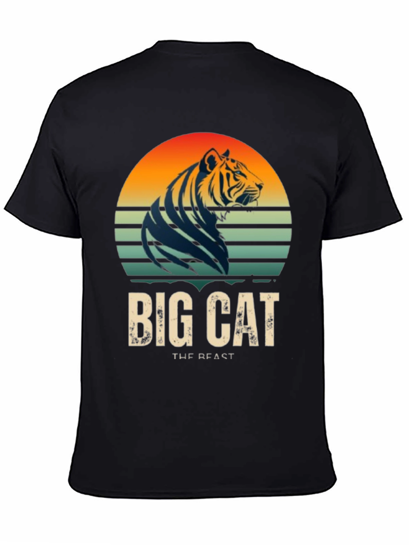 Big Cat Tiger Graphic T-Shirt