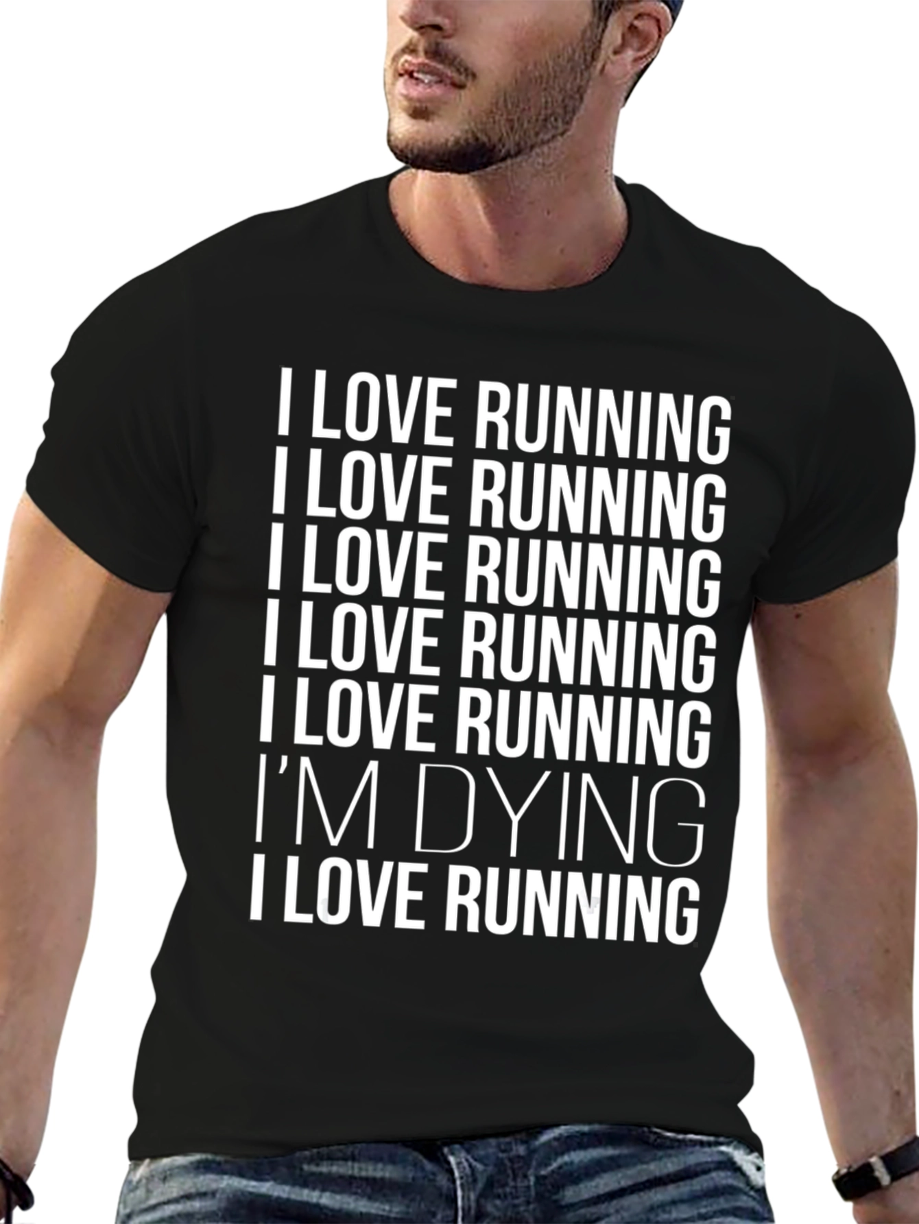 Funny Running T-Shirt - I Love Running Im Dying