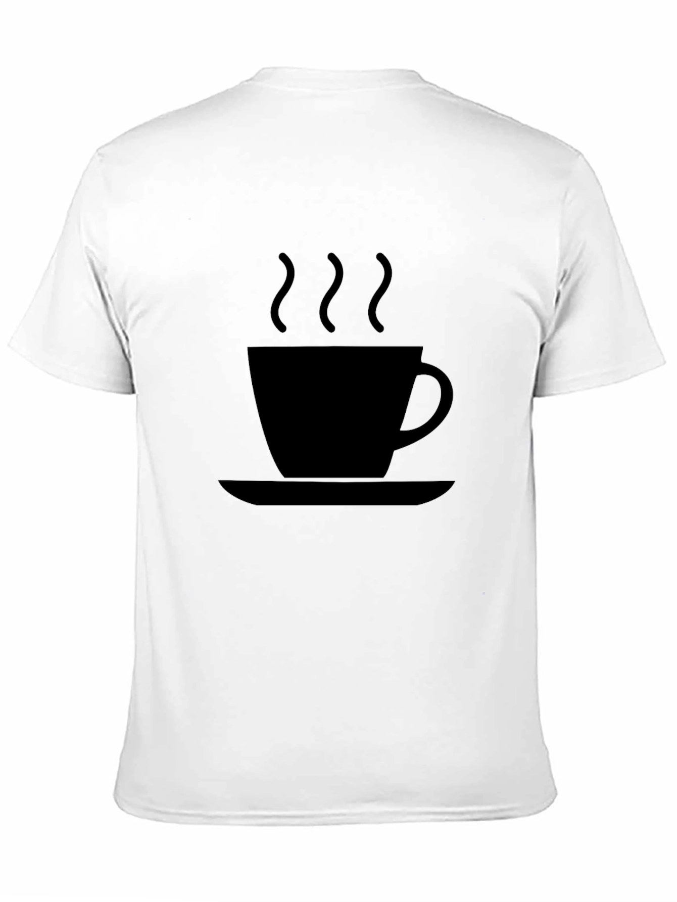 Coffee Cup Graphic Black T-Shirt - Stylish Casual Wear