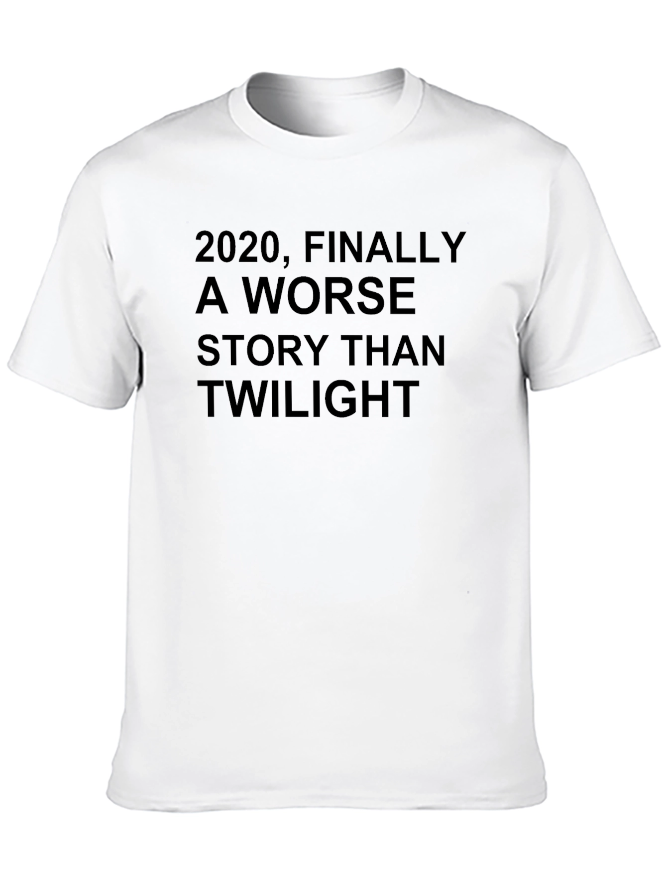 Funny 2020 Worse Than Twilight Black T-Shirt