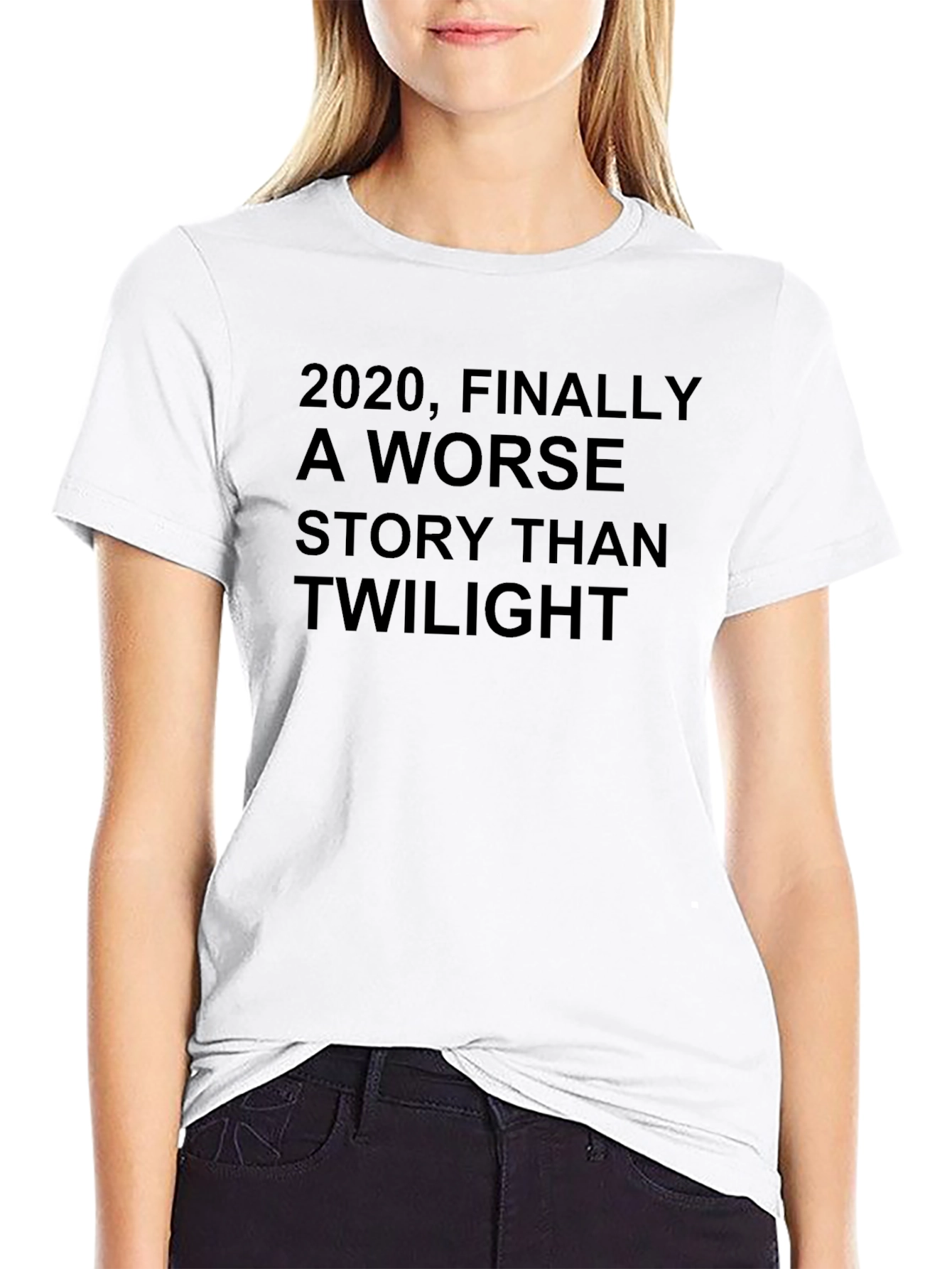 Funny 2020 Worse Than Twilight Black T-Shirt