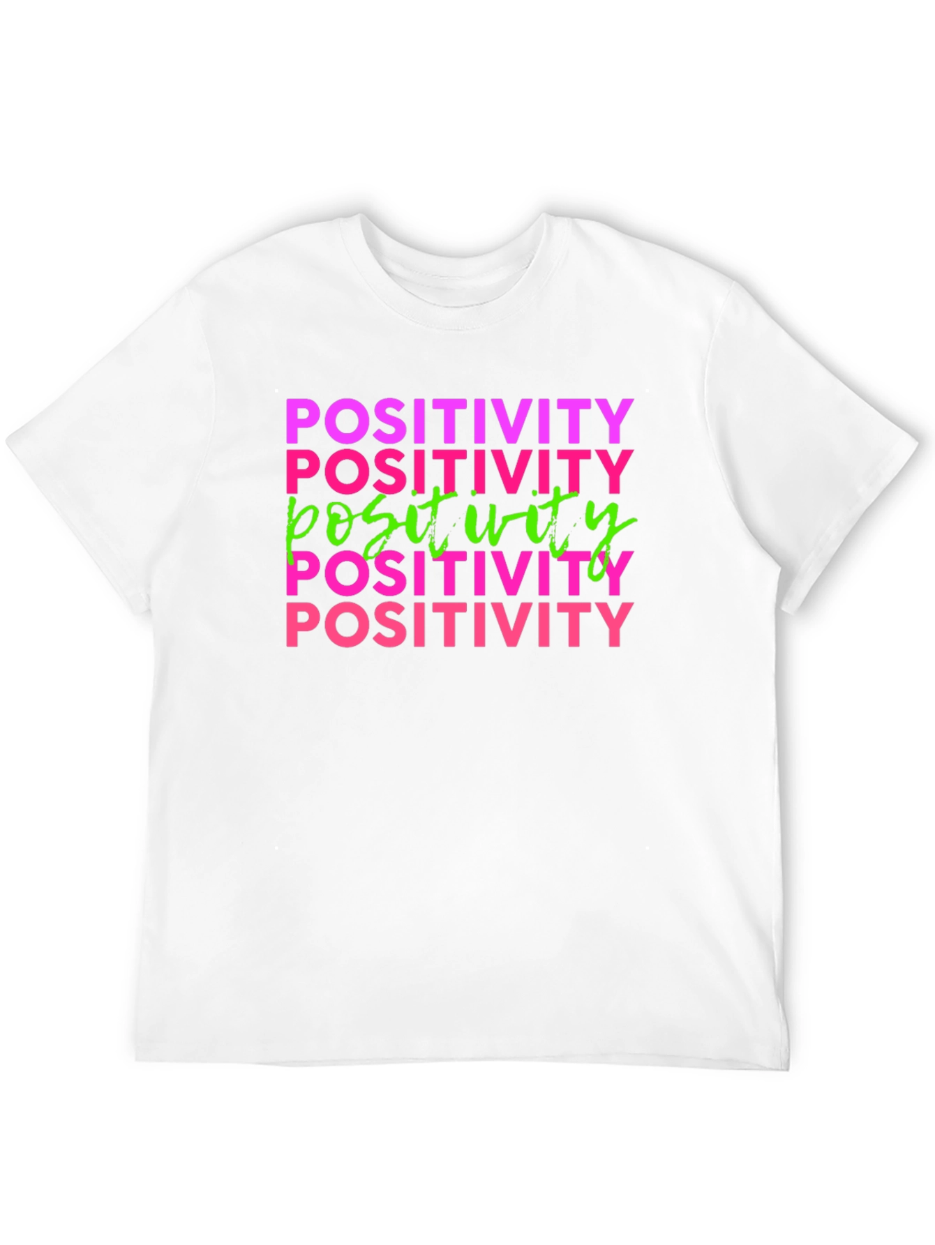 Positivity Graphic Print Tee