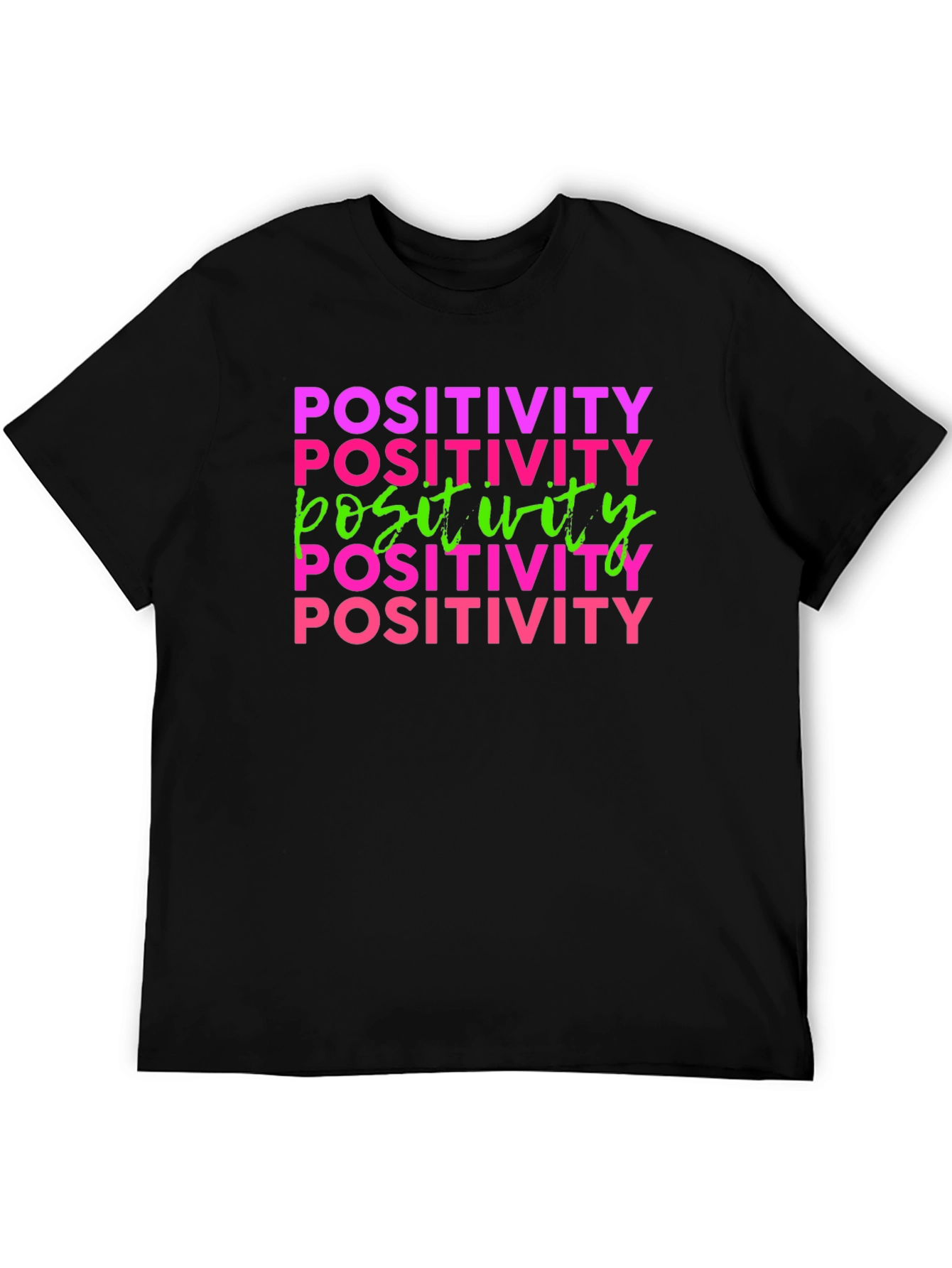 Positivity Graphic Print Tee