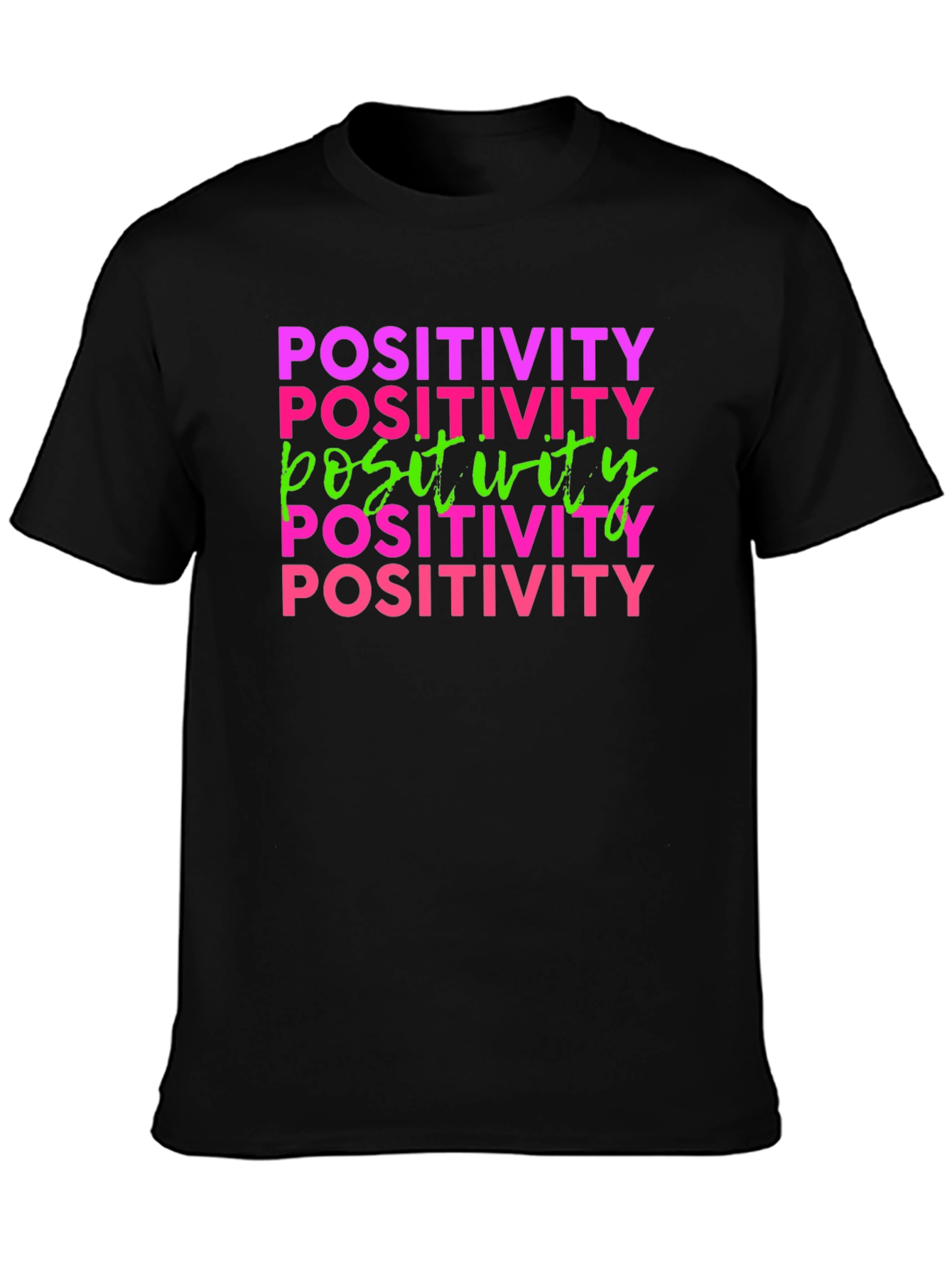Positivity Graphic Print Tee