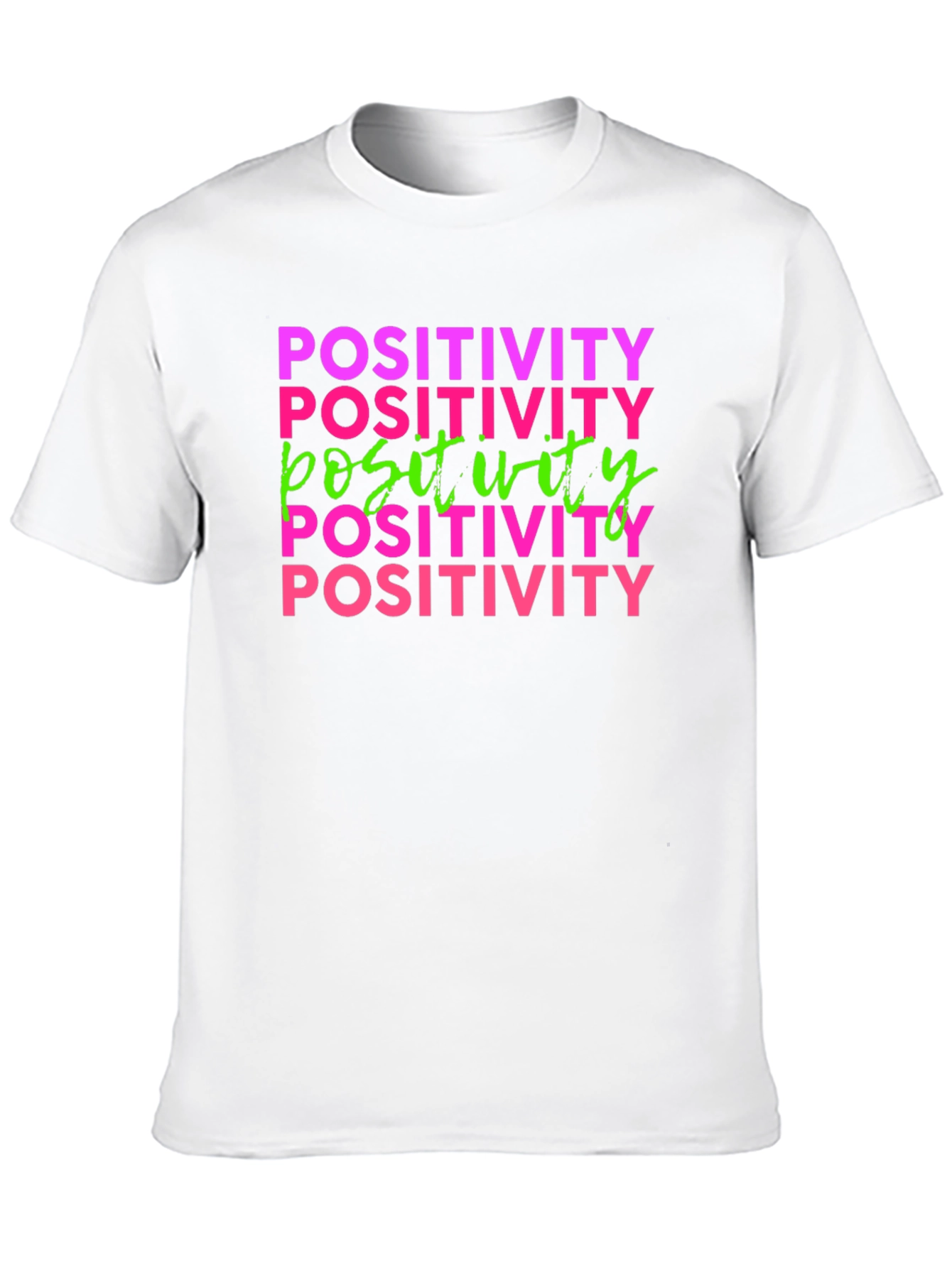 Positivity Graphic Print Tee
