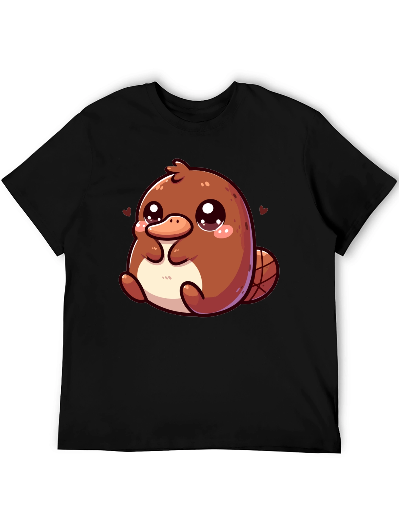 Cute Cartoon Platypus Graphic T-Shirt