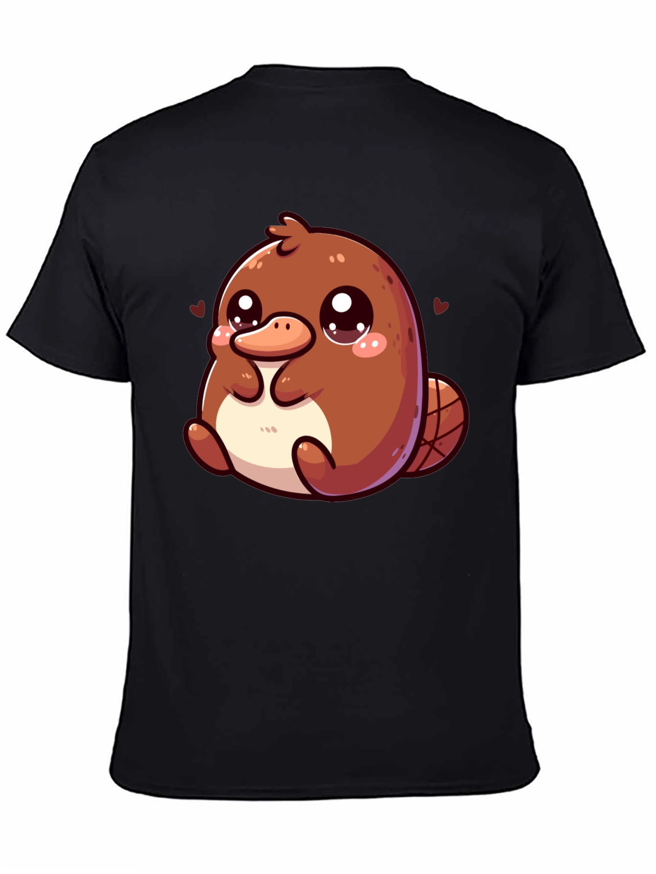 Cute Cartoon Platypus Graphic T-Shirt
