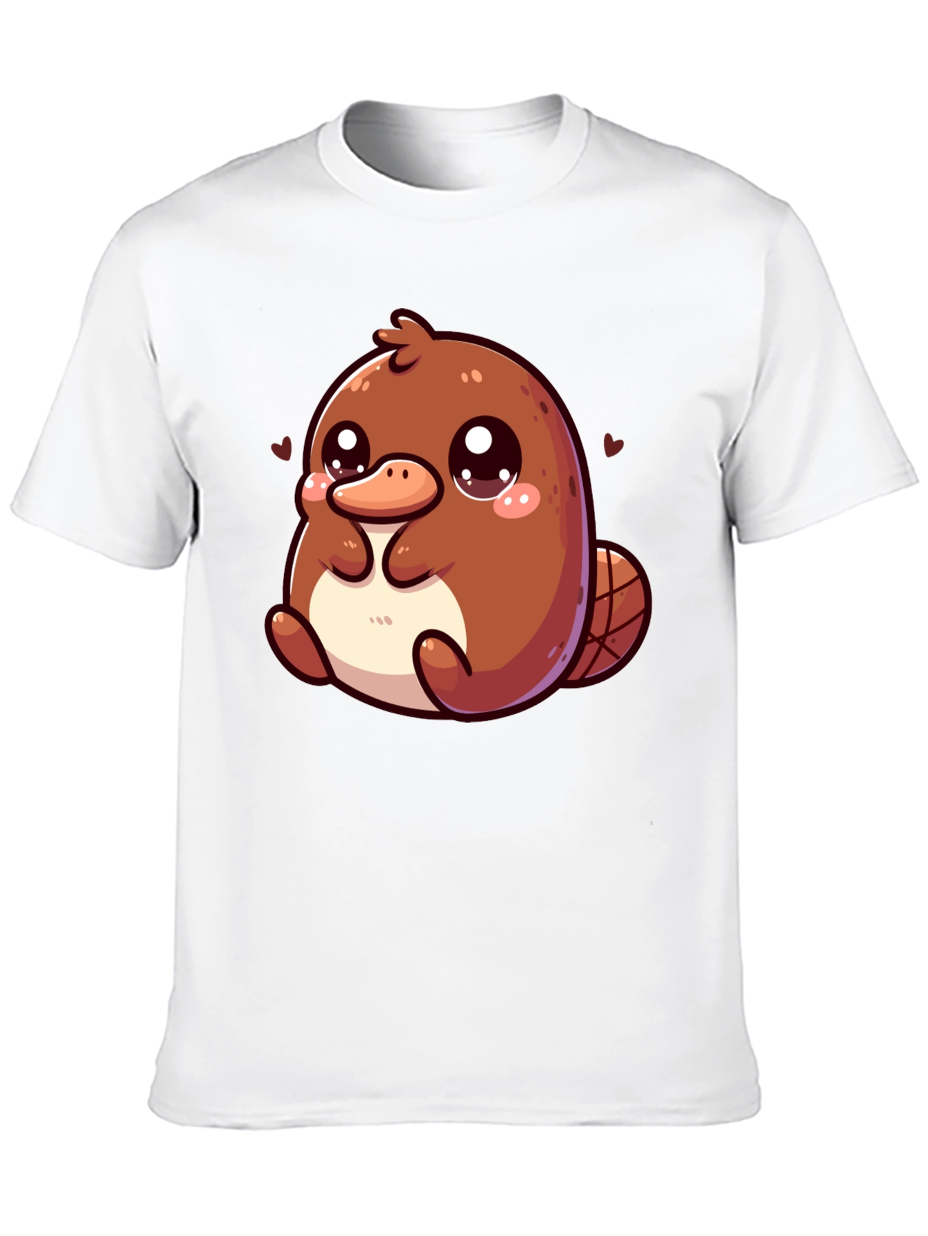 Cute Cartoon Platypus Graphic T-Shirt