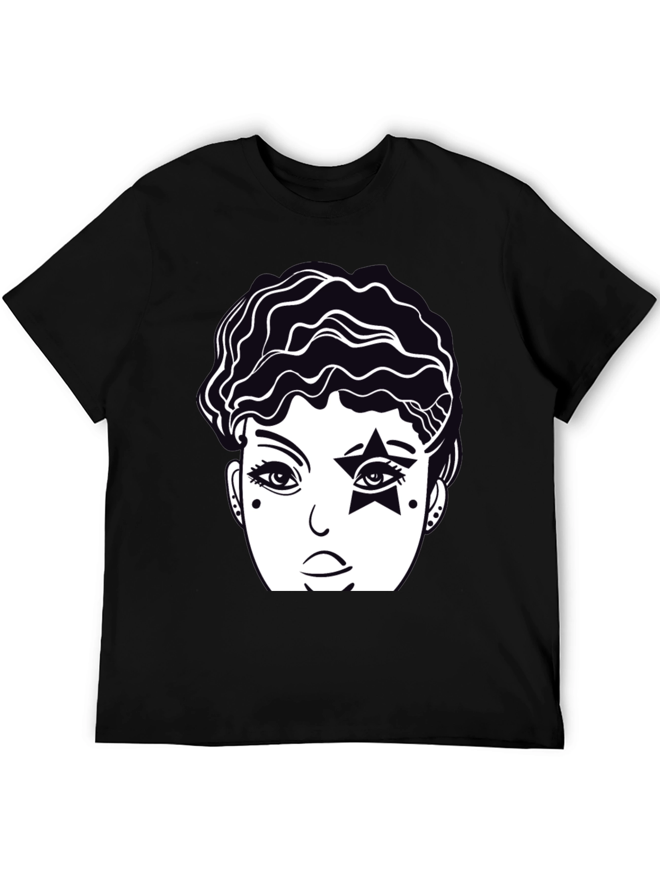 Graphic Print Tee - Star Eyed Portrait