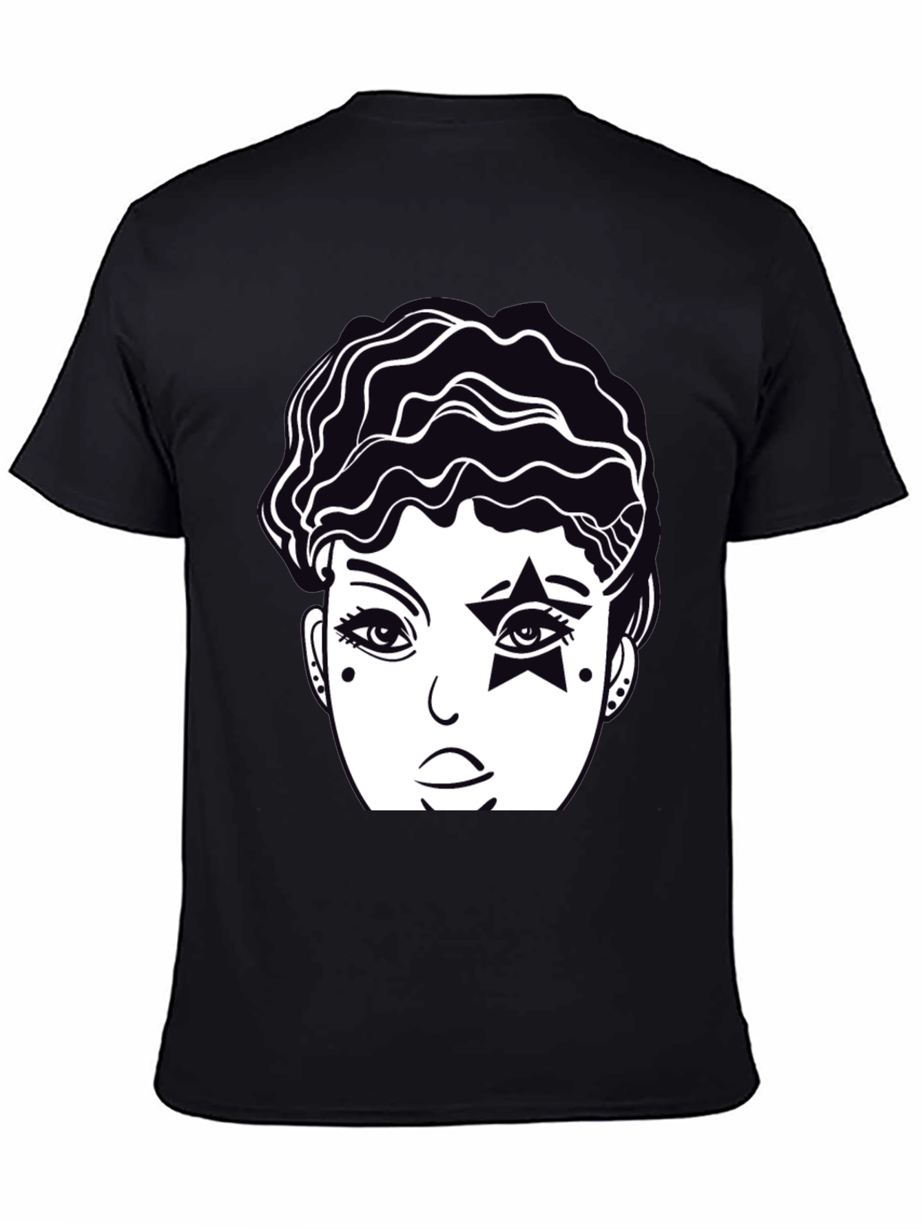 Graphic Print Tee - Star Eyed Portrait