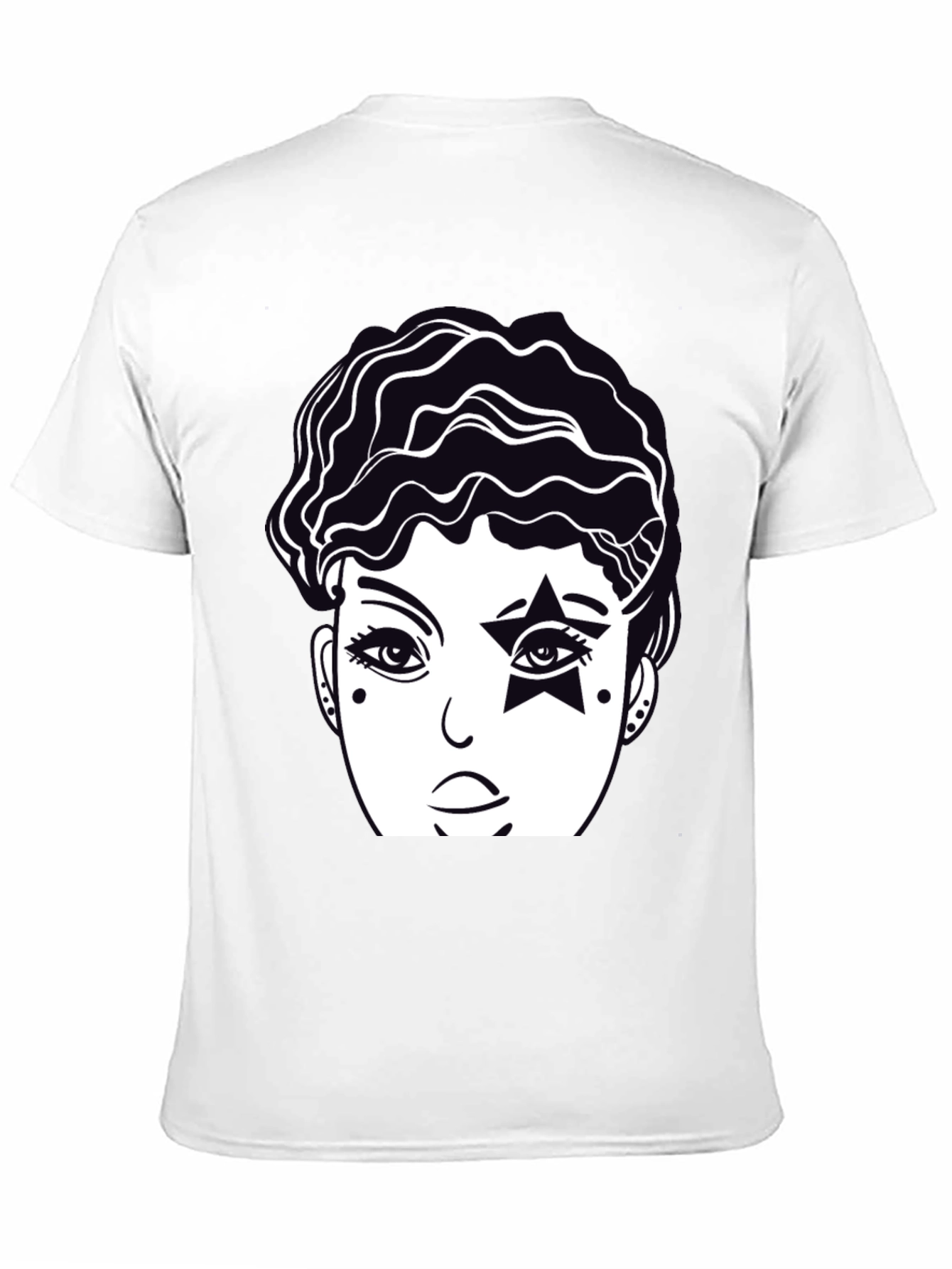 Graphic Print Tee - Star Eyed Portrait