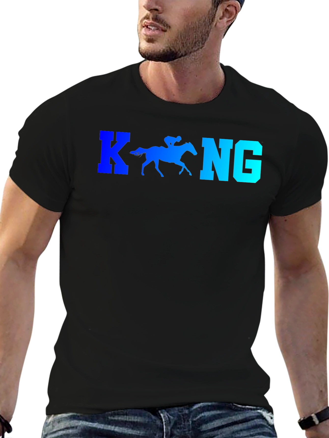 Horse Racing Tee - King Style Graphic T-Shirt