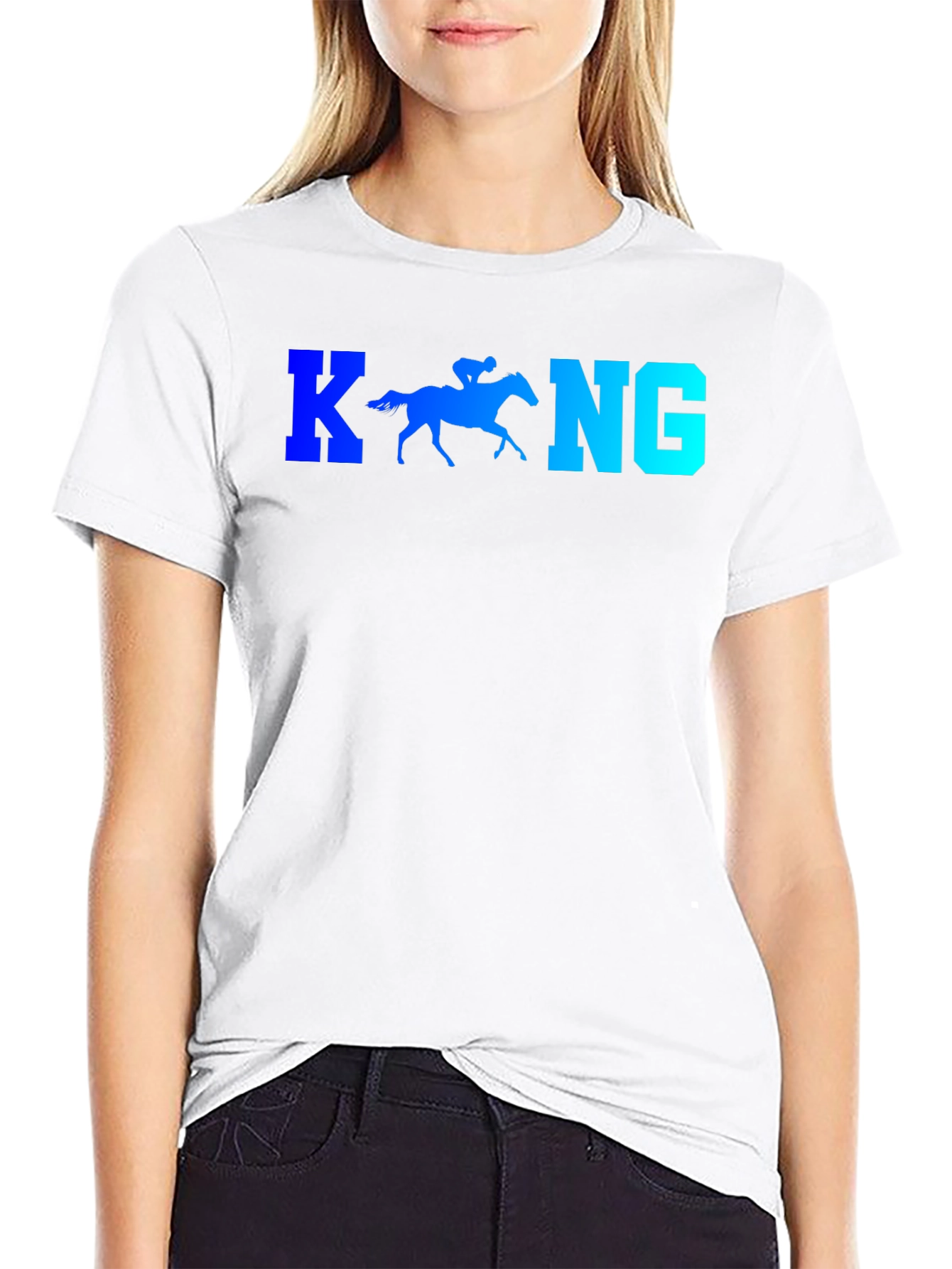 Horse Racing Tee - King Style Graphic T-Shirt