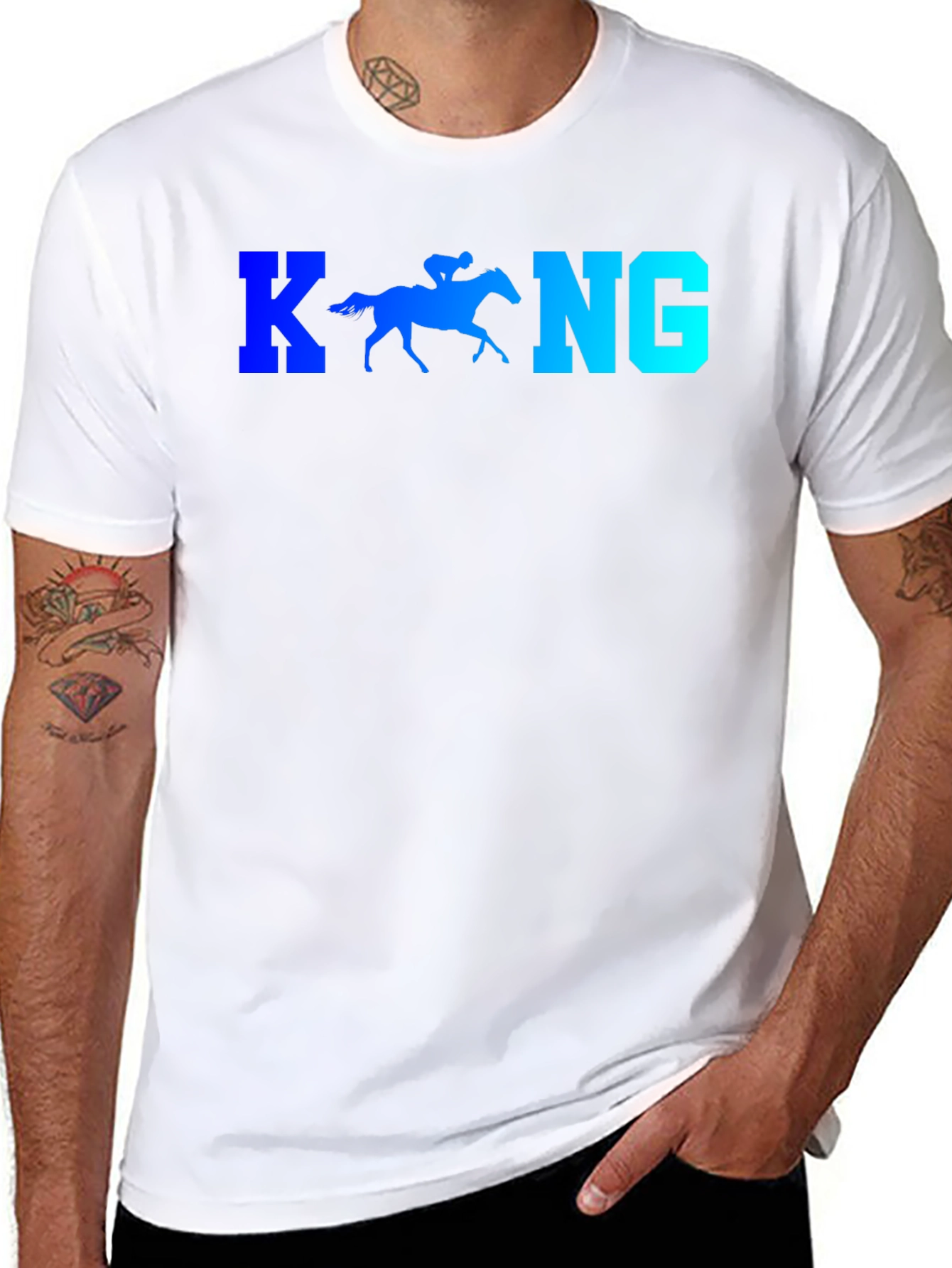 Horse Racing Tee - King Style Graphic T-Shirt