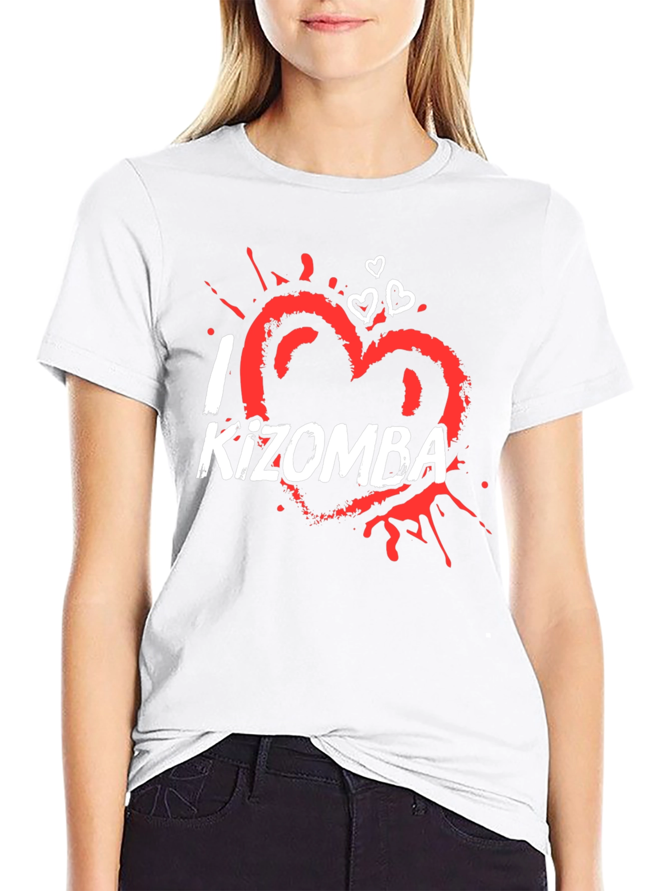 I Love Kizomba Black T-Shirt