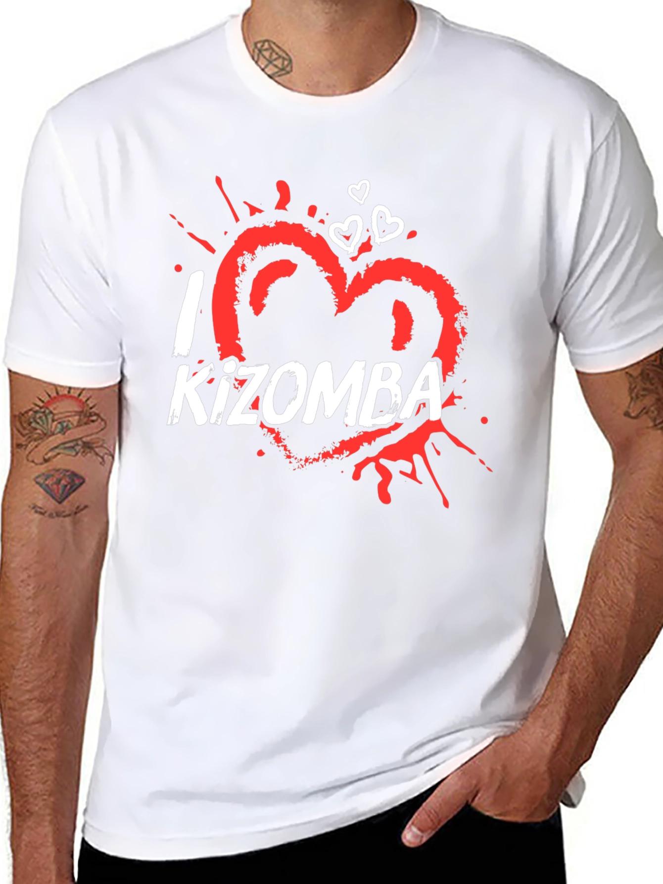 I Love Kizomba Black T-Shirt