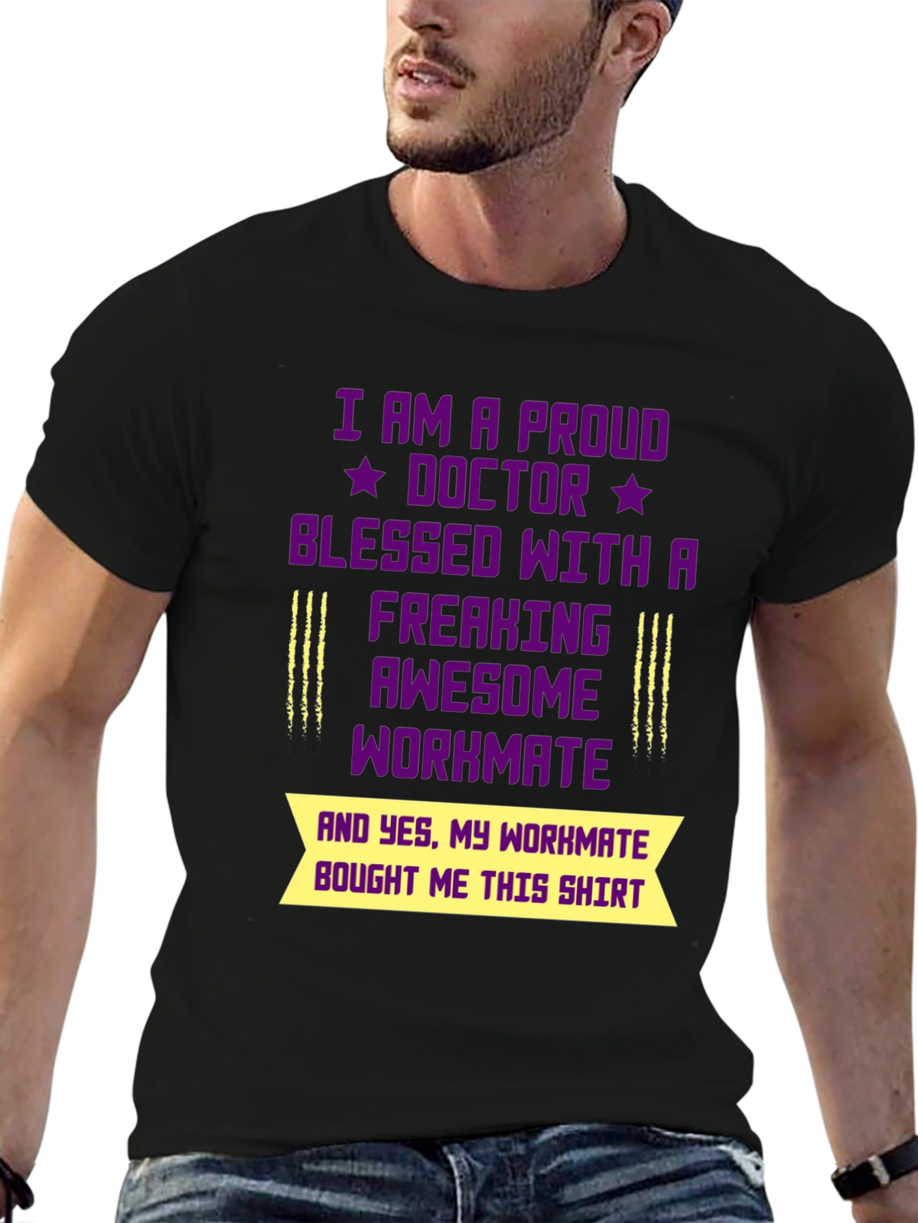 Proud Doctor Workmate Graphic T-Shirt