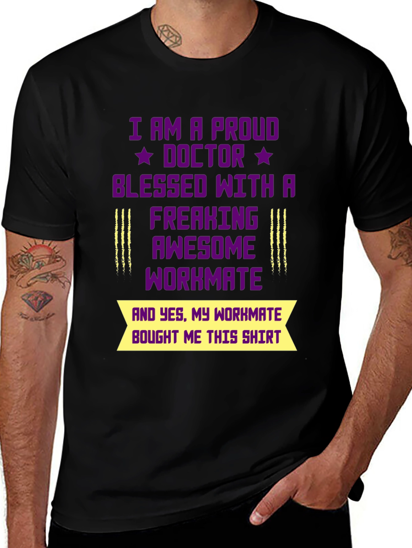 Proud Doctor Workmate Graphic T-Shirt