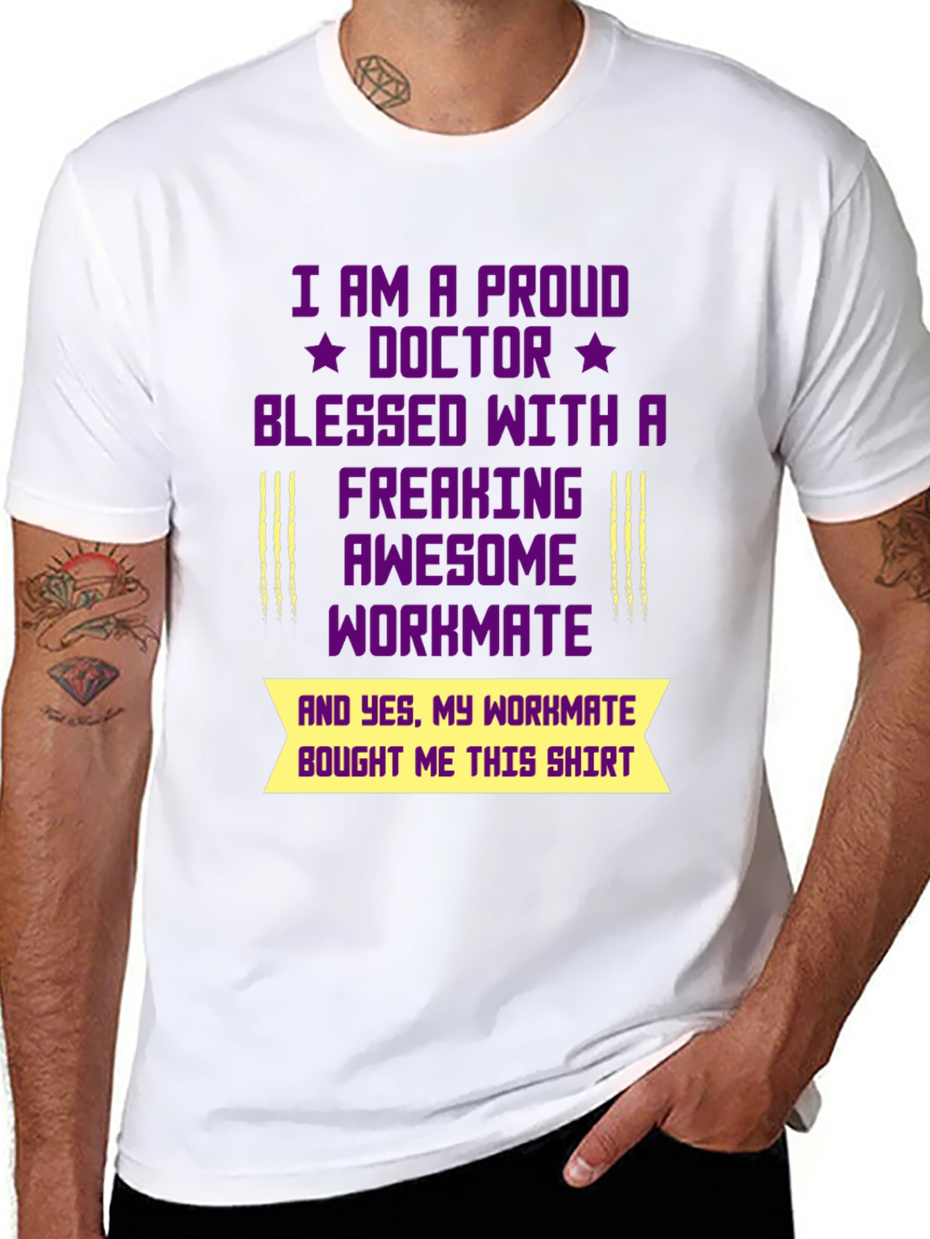 Proud Doctor Workmate Graphic T-Shirt