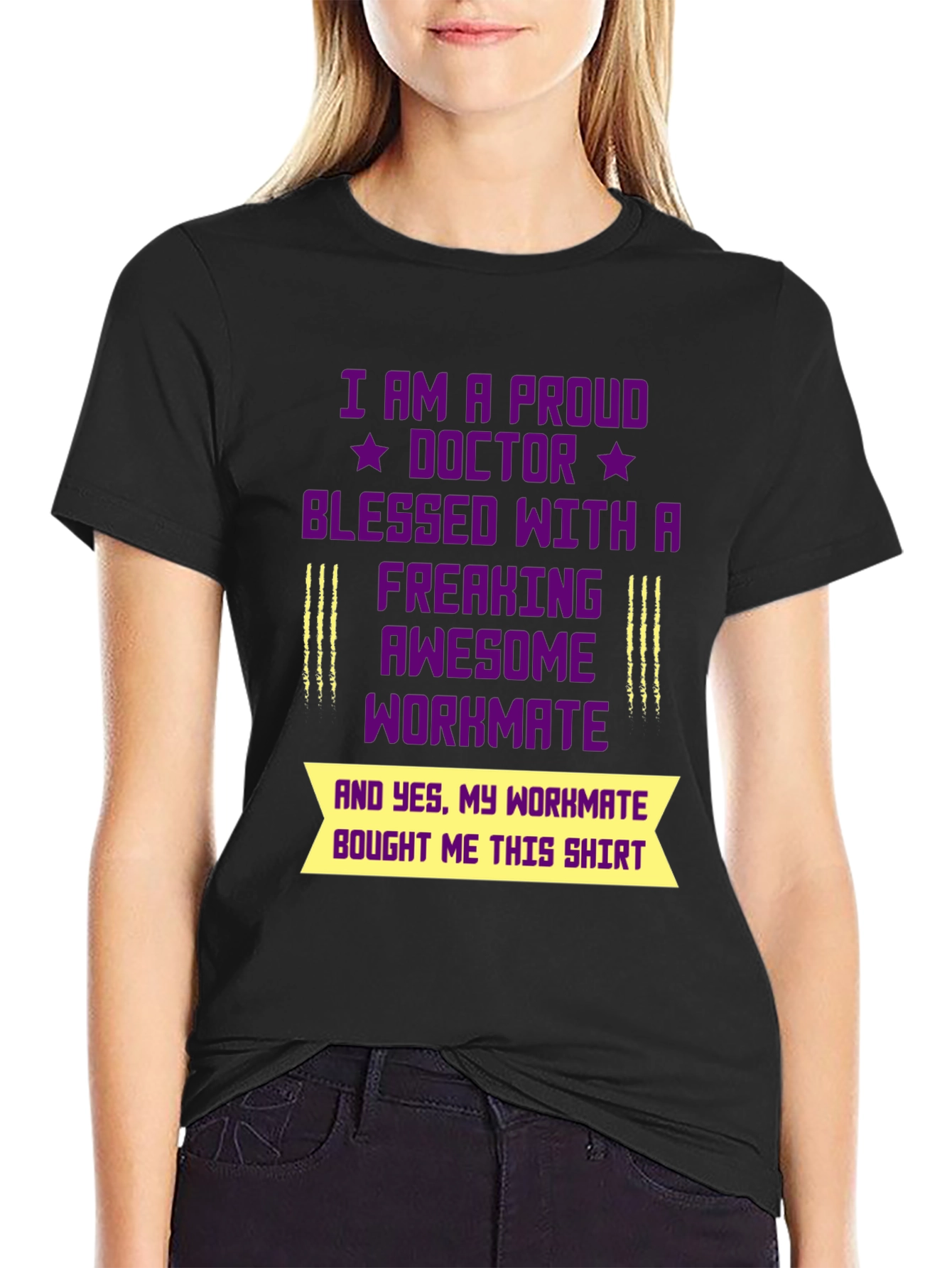 Proud Doctor Workmate Graphic T-Shirt