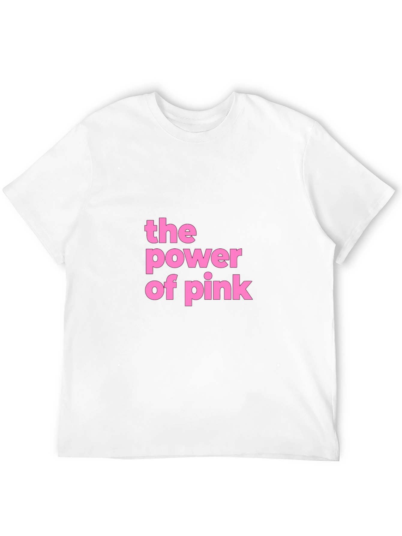 The Power of Pink Graphic Tee - Black