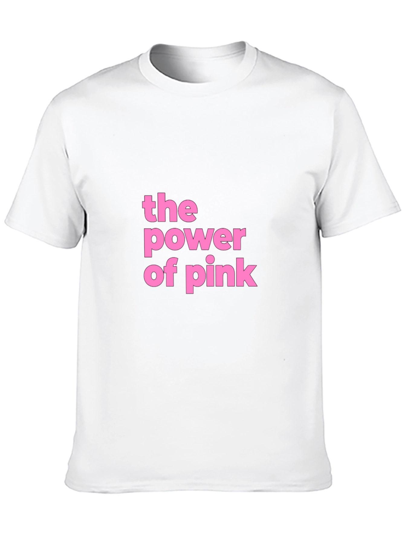 The Power of Pink Graphic Tee - Black