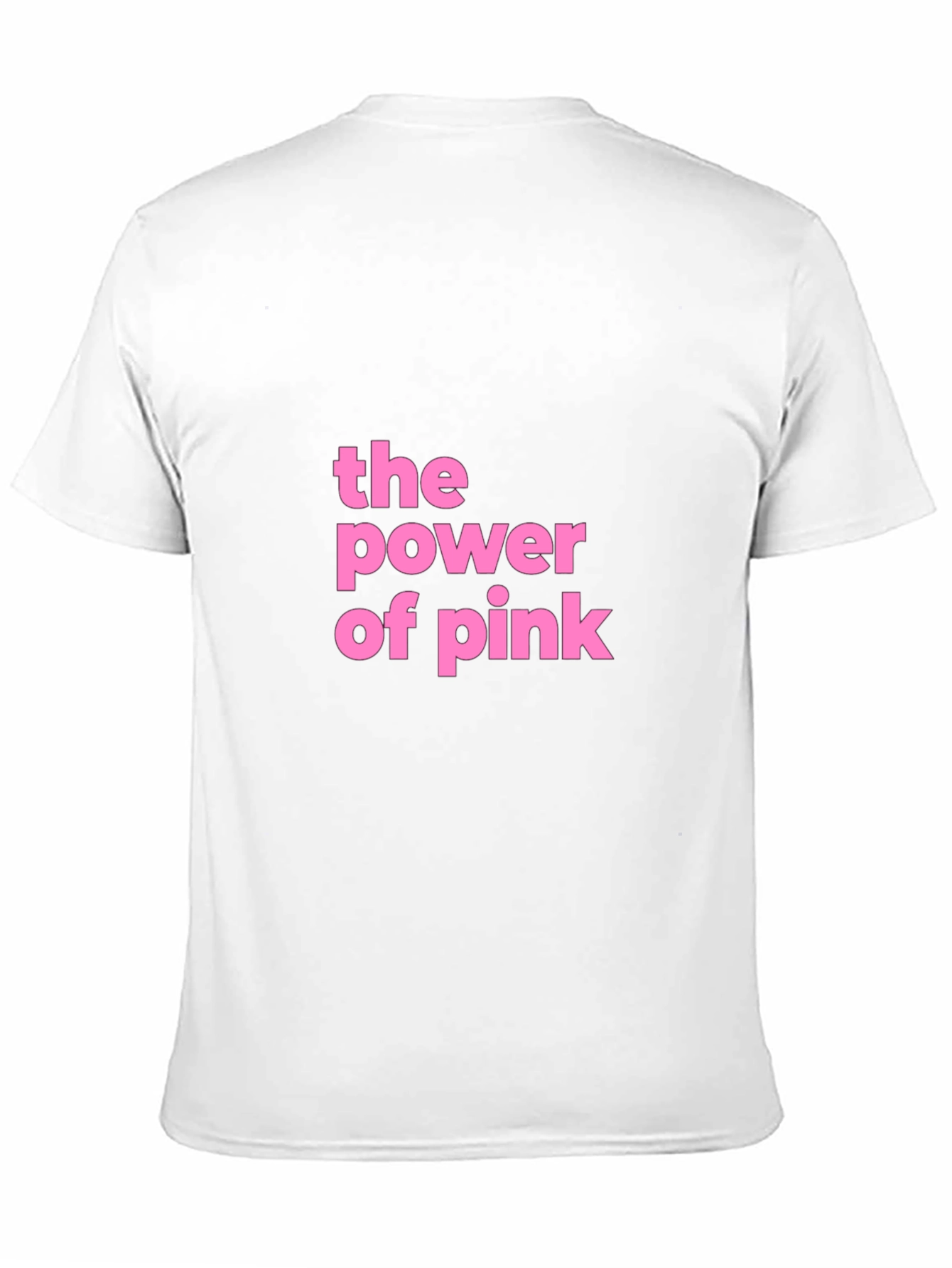 The Power of Pink Graphic Tee - Black