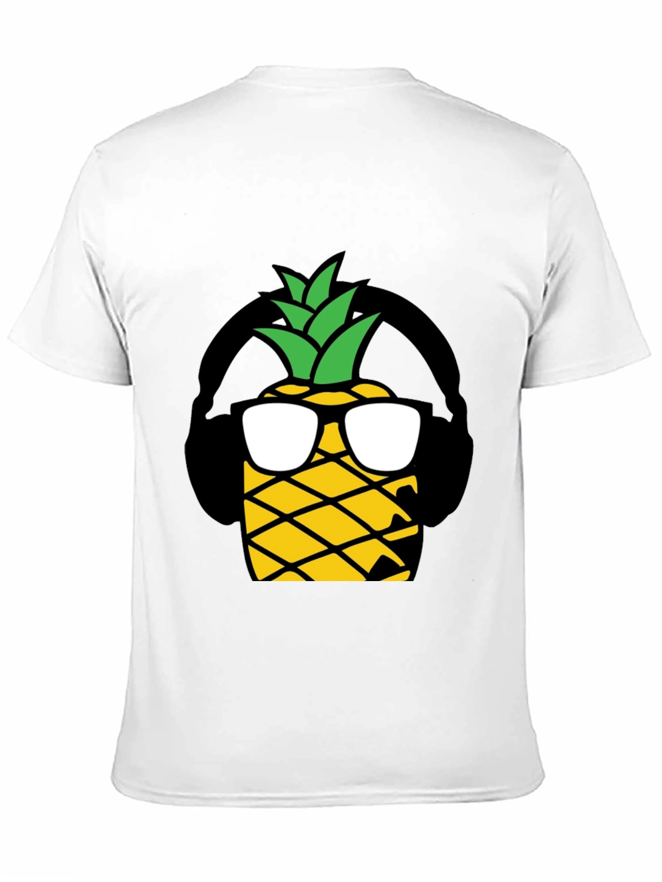 Cool Pineapple Graphic T-Shirt - Black