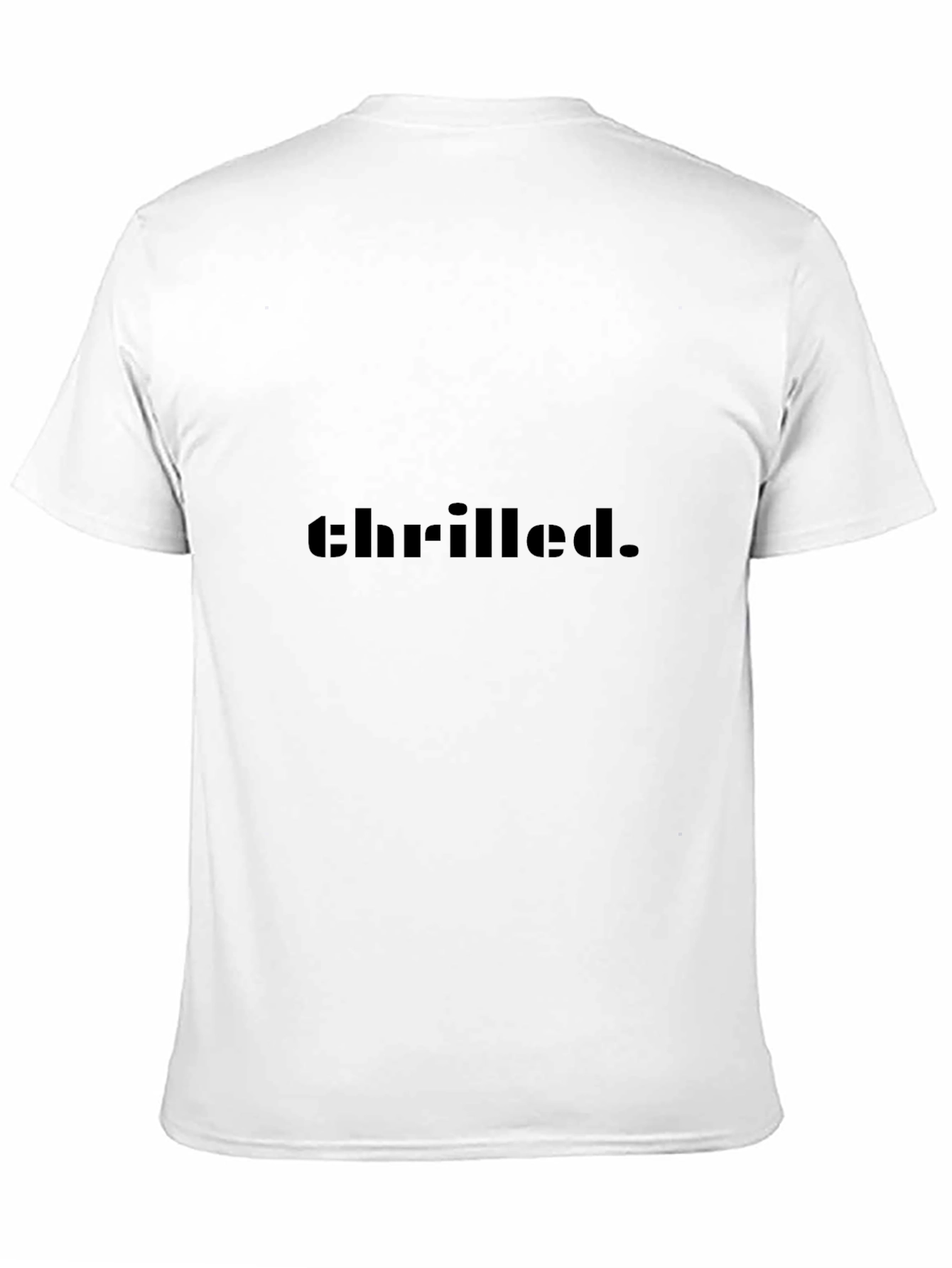 Chrilled Black T-Shirt - Modern Style