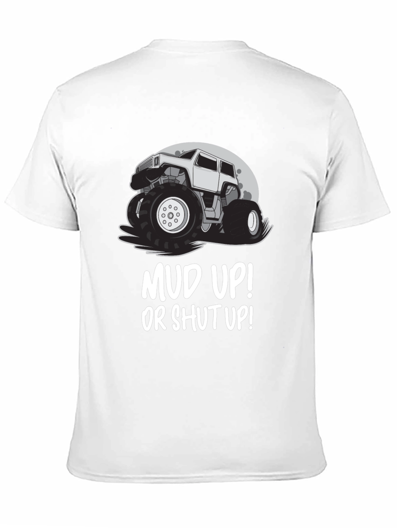 Mud Up! Monster Truck Graphic T-Shirt