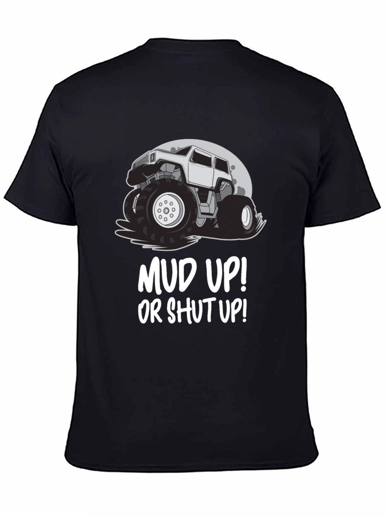 Mud Up! Monster Truck Graphic T-Shirt