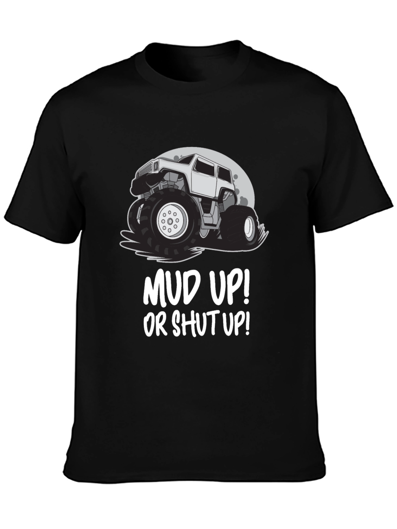 Mud Up! Monster Truck Graphic T-Shirt