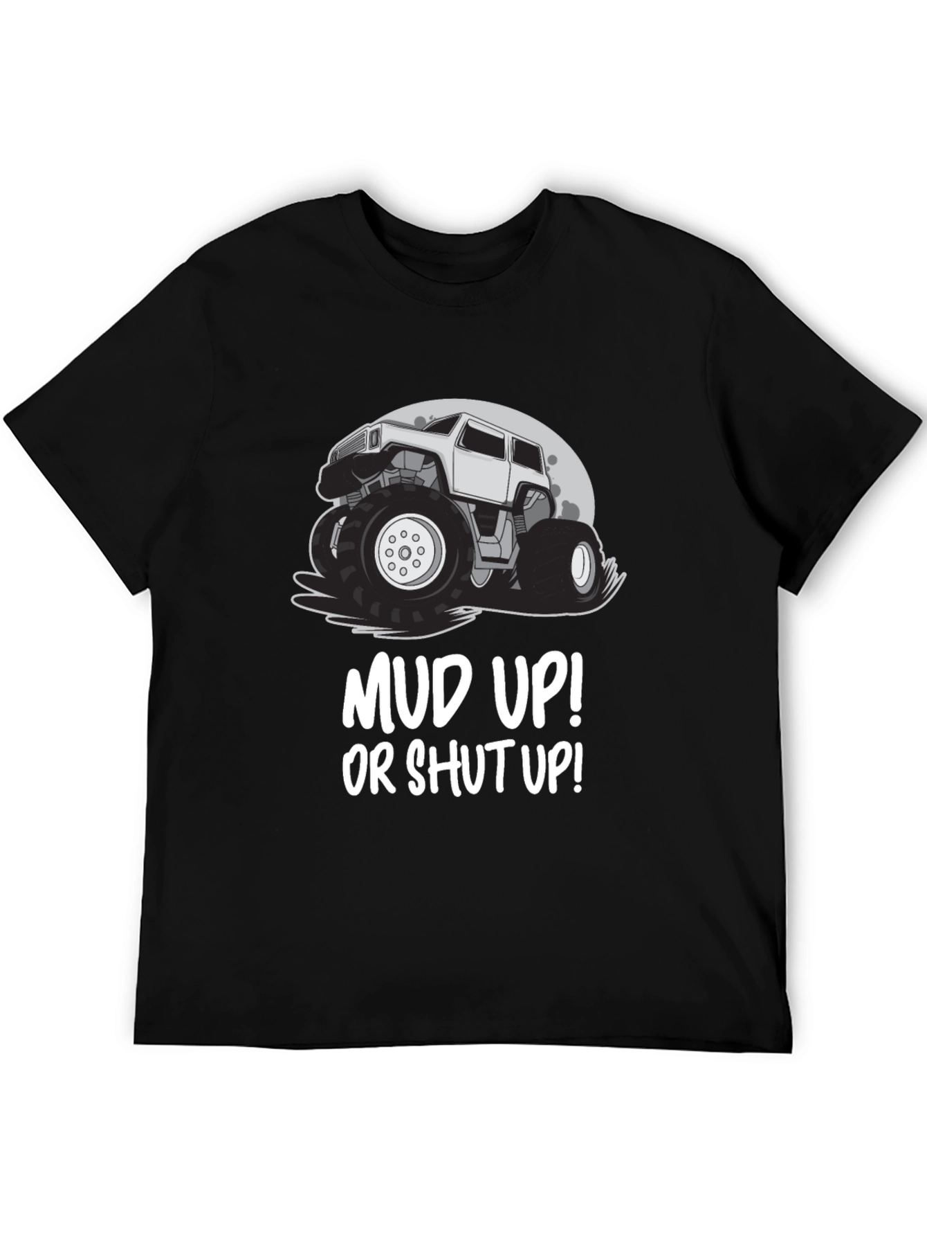 Mud Up! Monster Truck Graphic T-Shirt