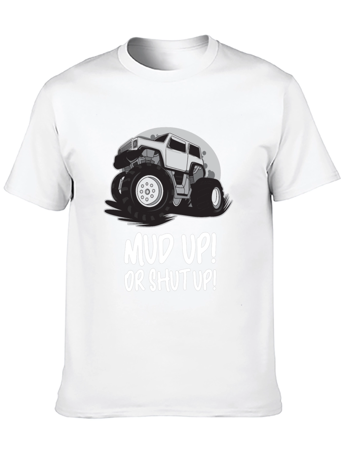 Mud Up! Monster Truck Graphic T-Shirt