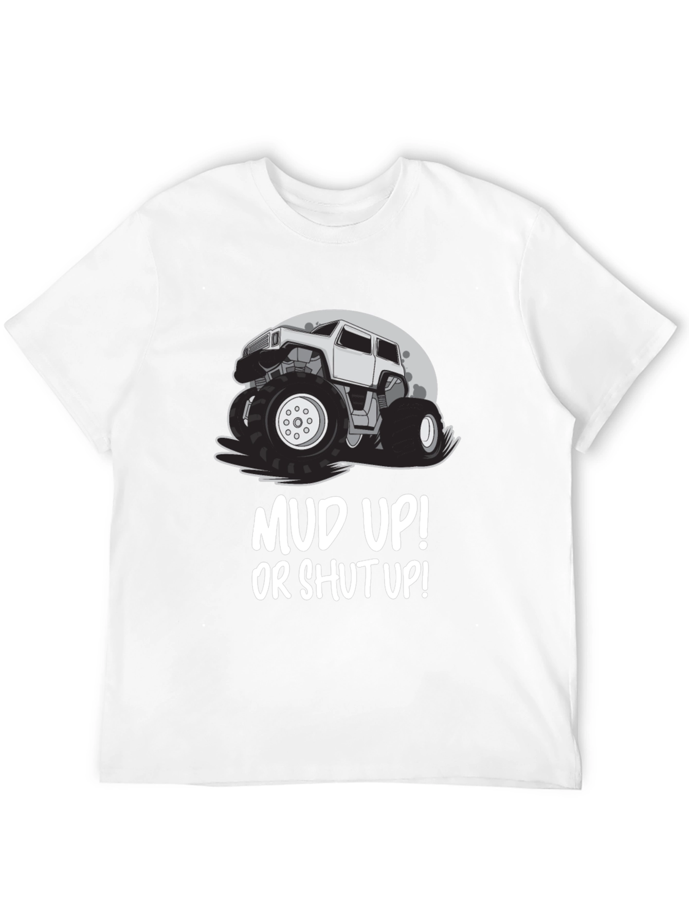 Mud Up! Monster Truck Graphic T-Shirt