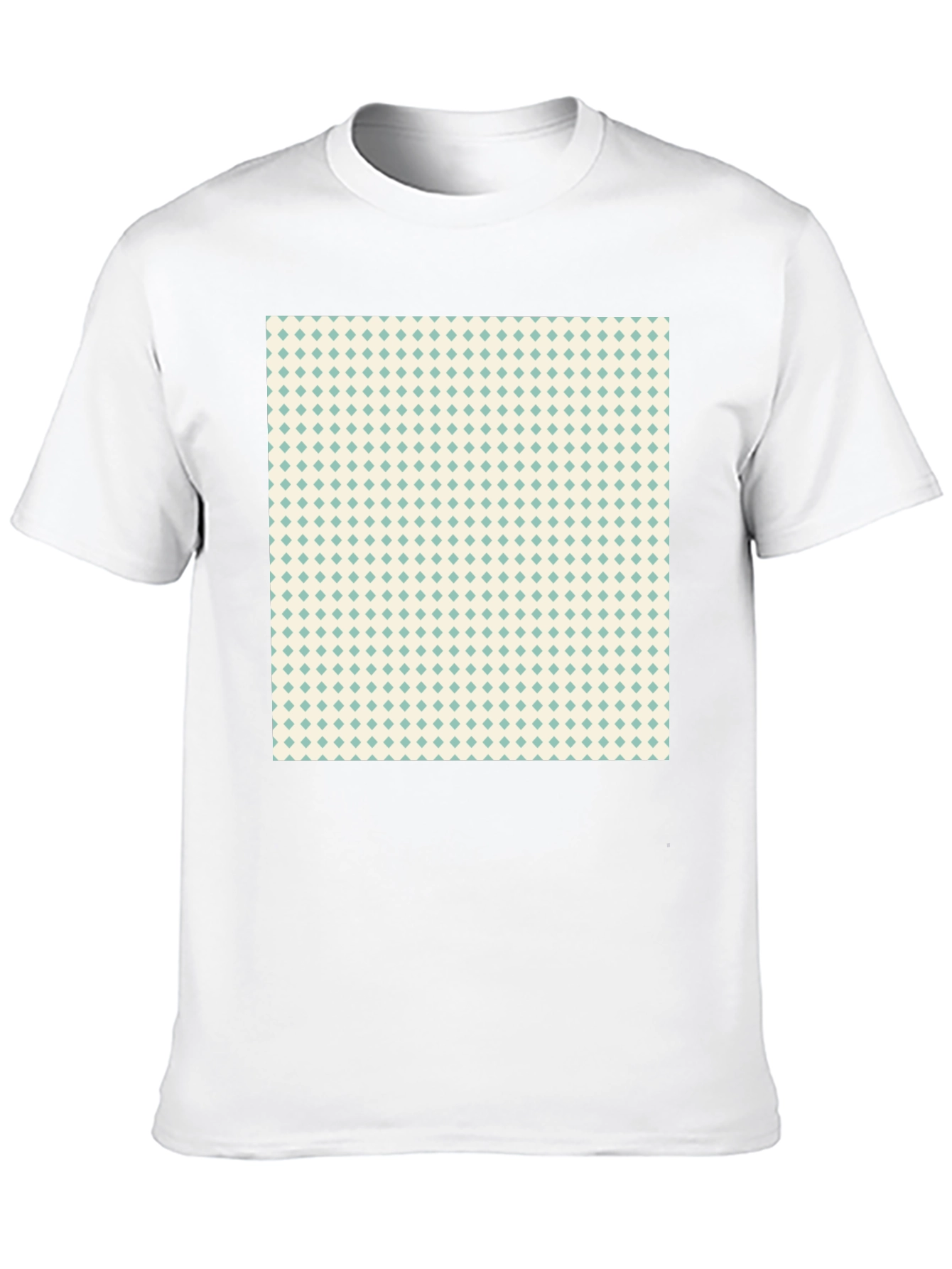 Diamond Pattern T-Shirt - Modern Style