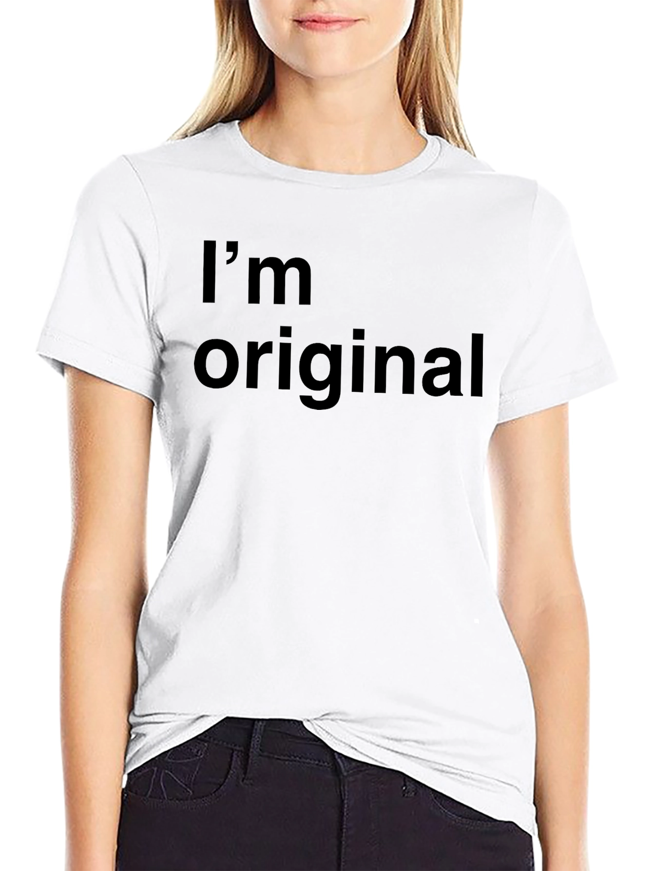 Im Original Black Graphic Tee