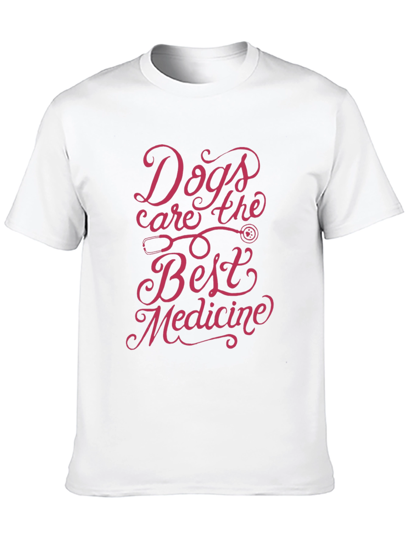 Dogs Are the Best Medicine Graphic Tee