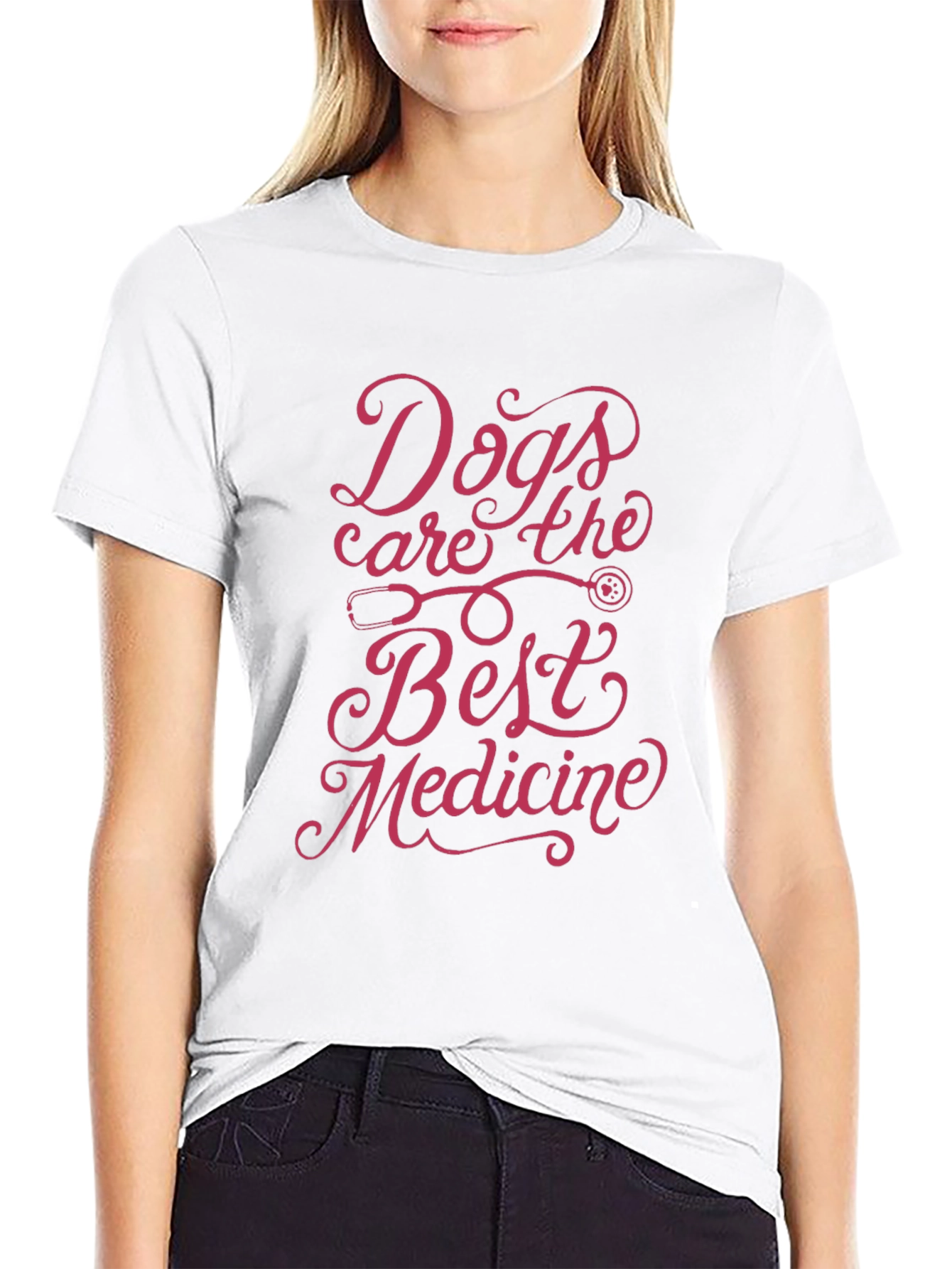 Dogs Are the Best Medicine Graphic Tee