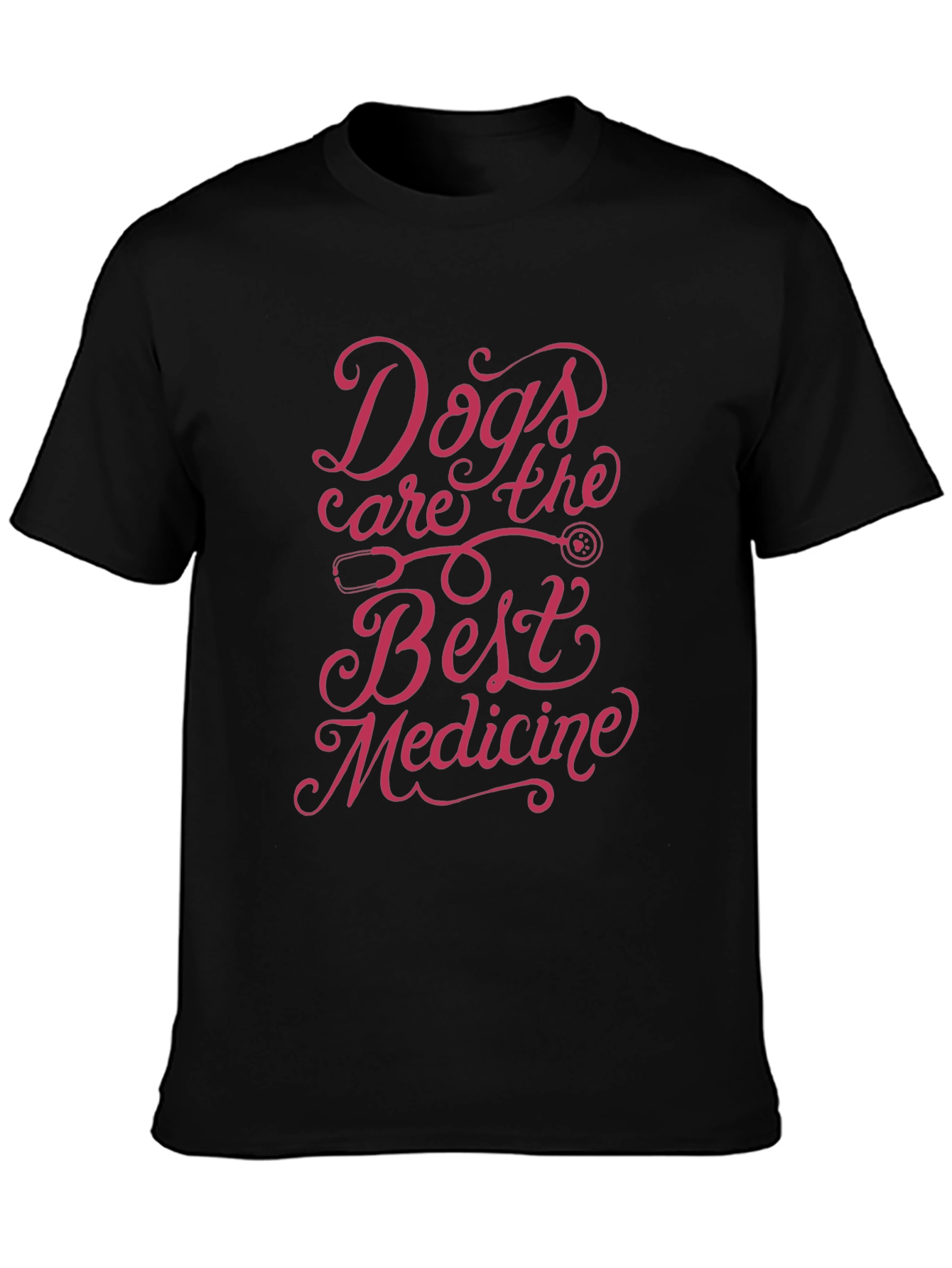 Dogs Are the Best Medicine Graphic Tee